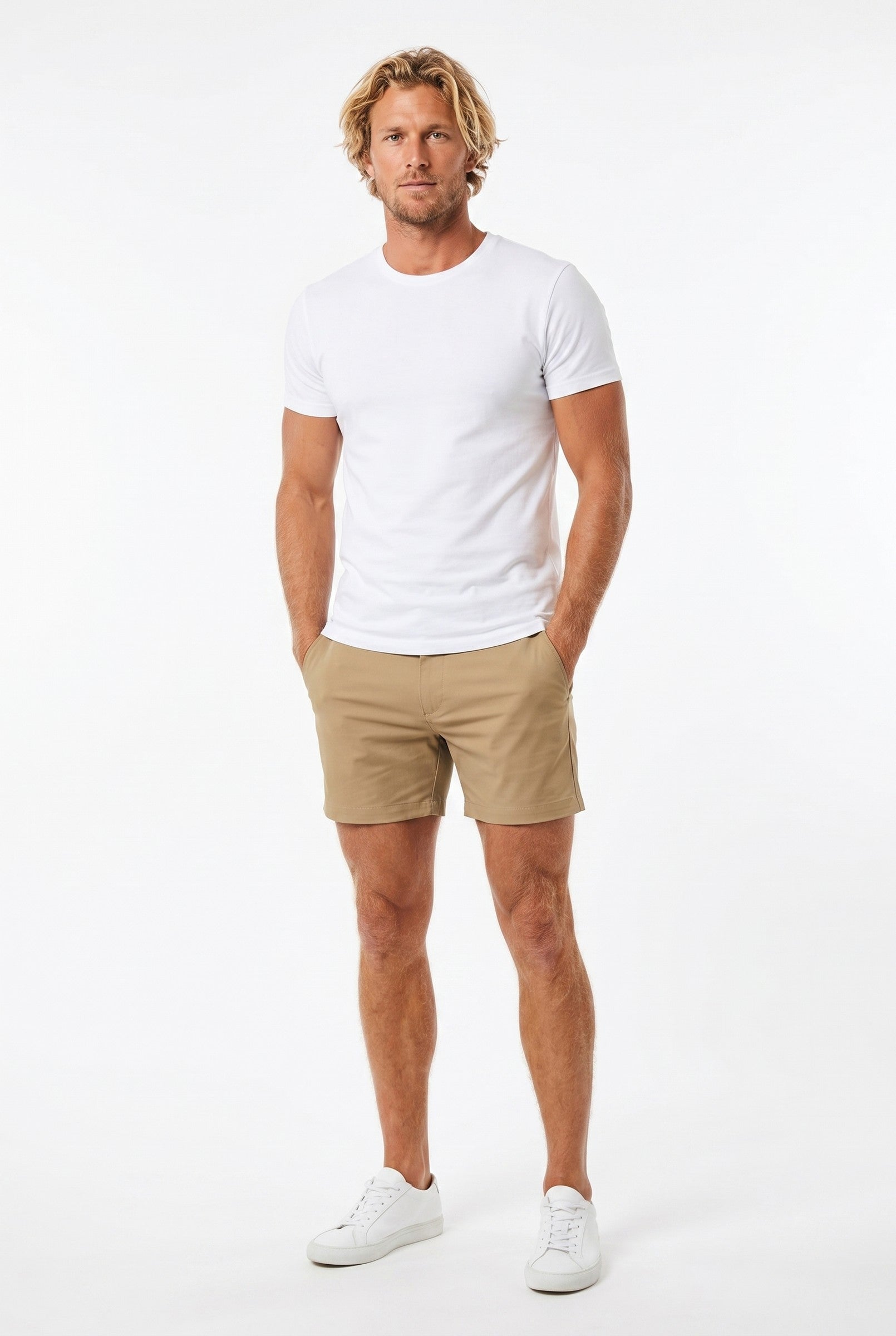 Men's Muscle Fit Chino Shorts | Blackstone London