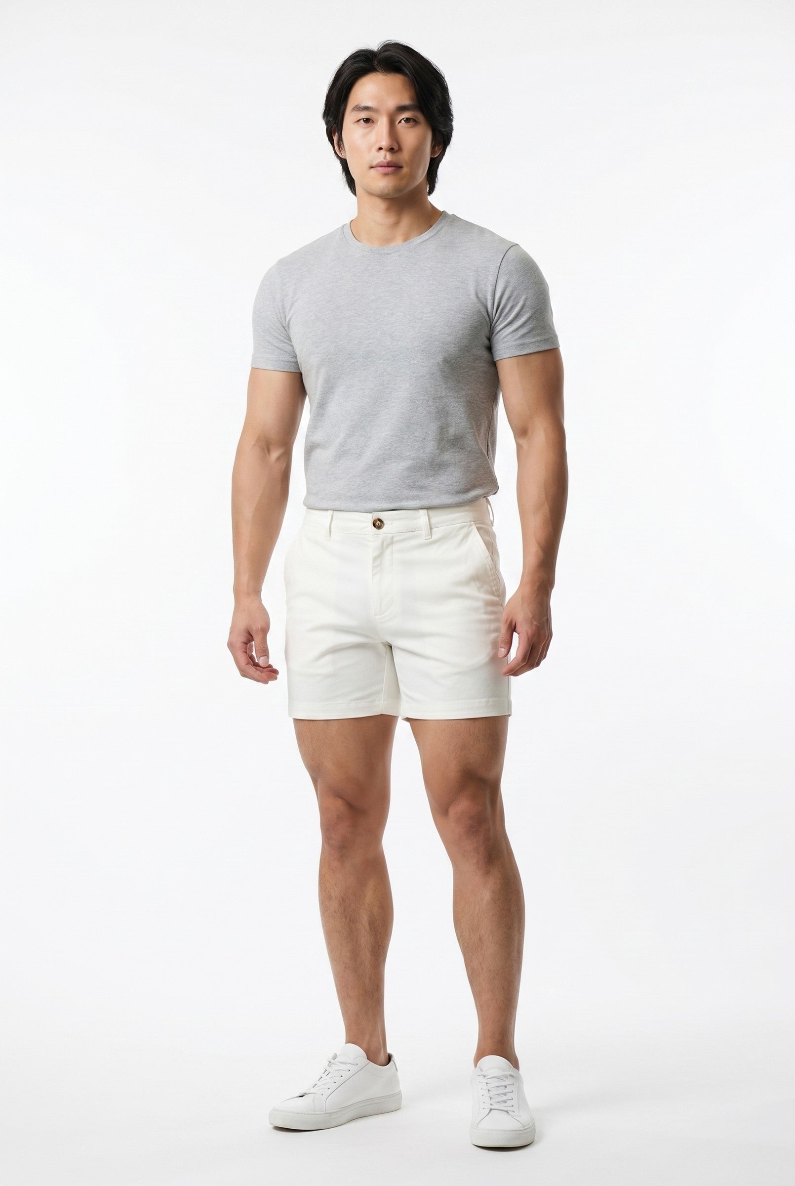 Men's Muscle Fit Chino Shorts | Blackstone London