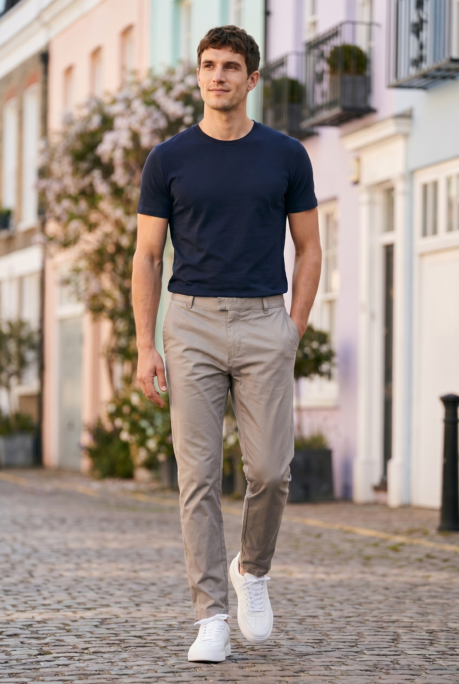 Men's Slim Fit Tailored Chino | Blackstone London