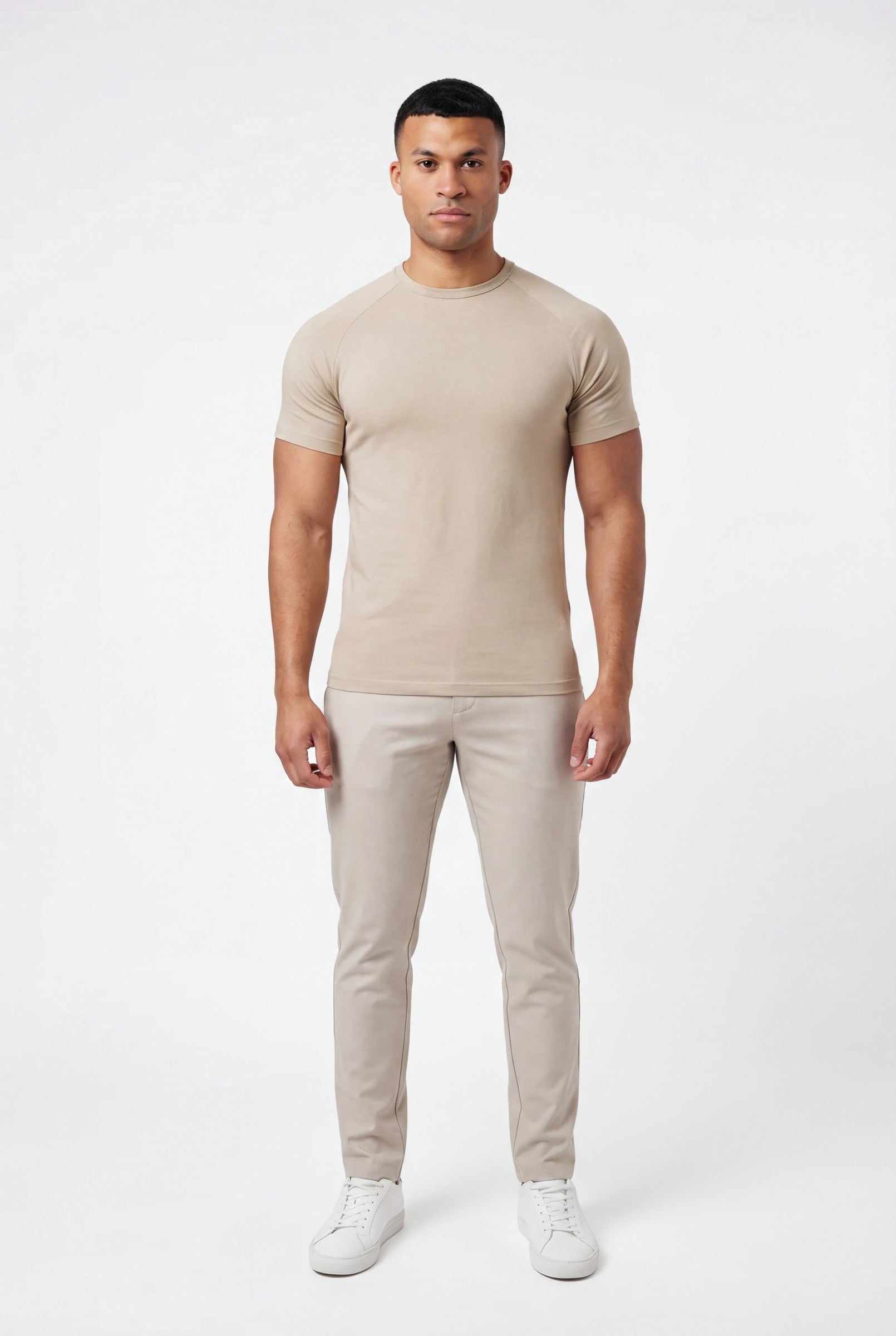 Men's Mercerised Cotton Crewneck T-Shirt | Blackstone London