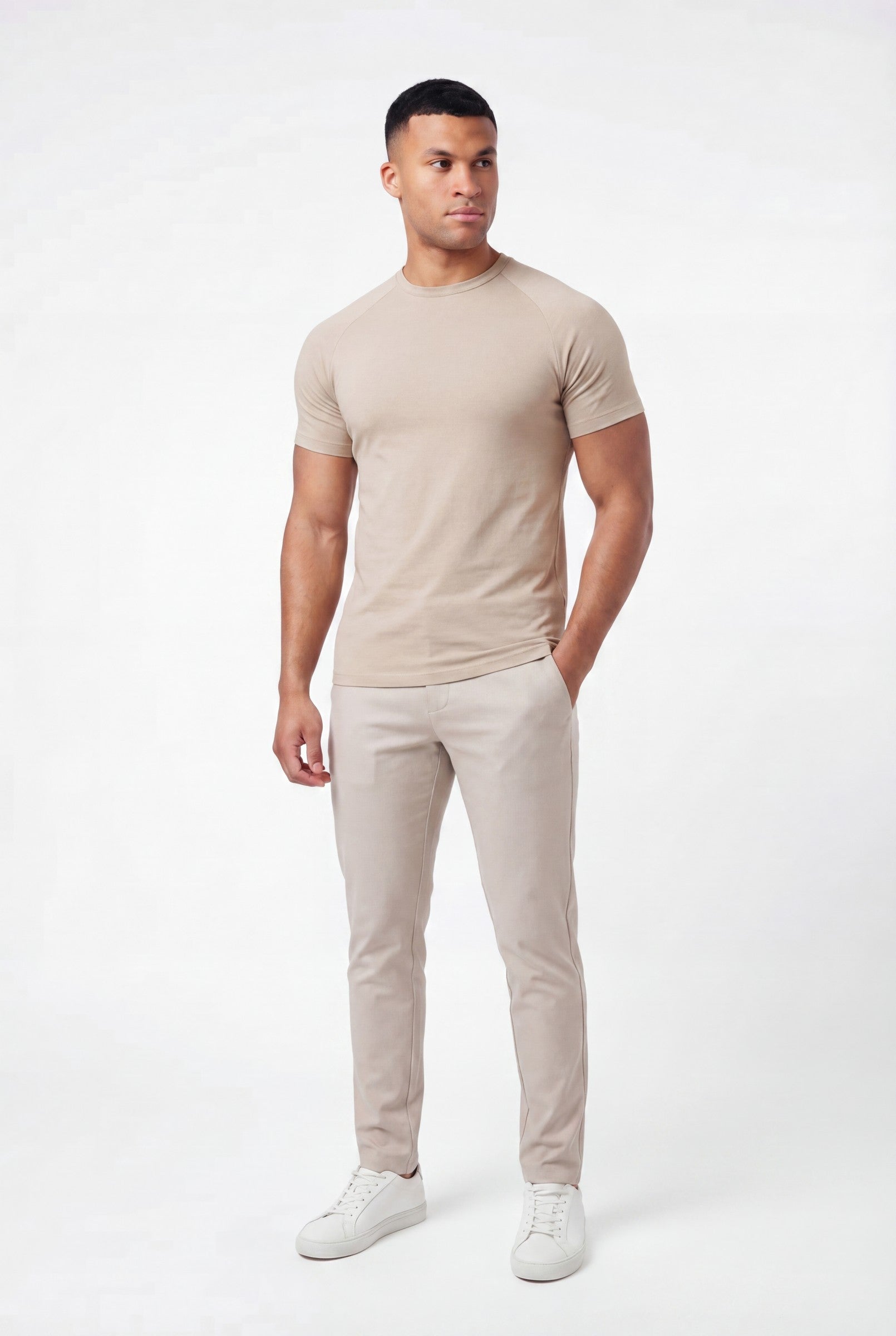 Men's Mercerised Cotton Crewneck T-Shirt | Blackstone London