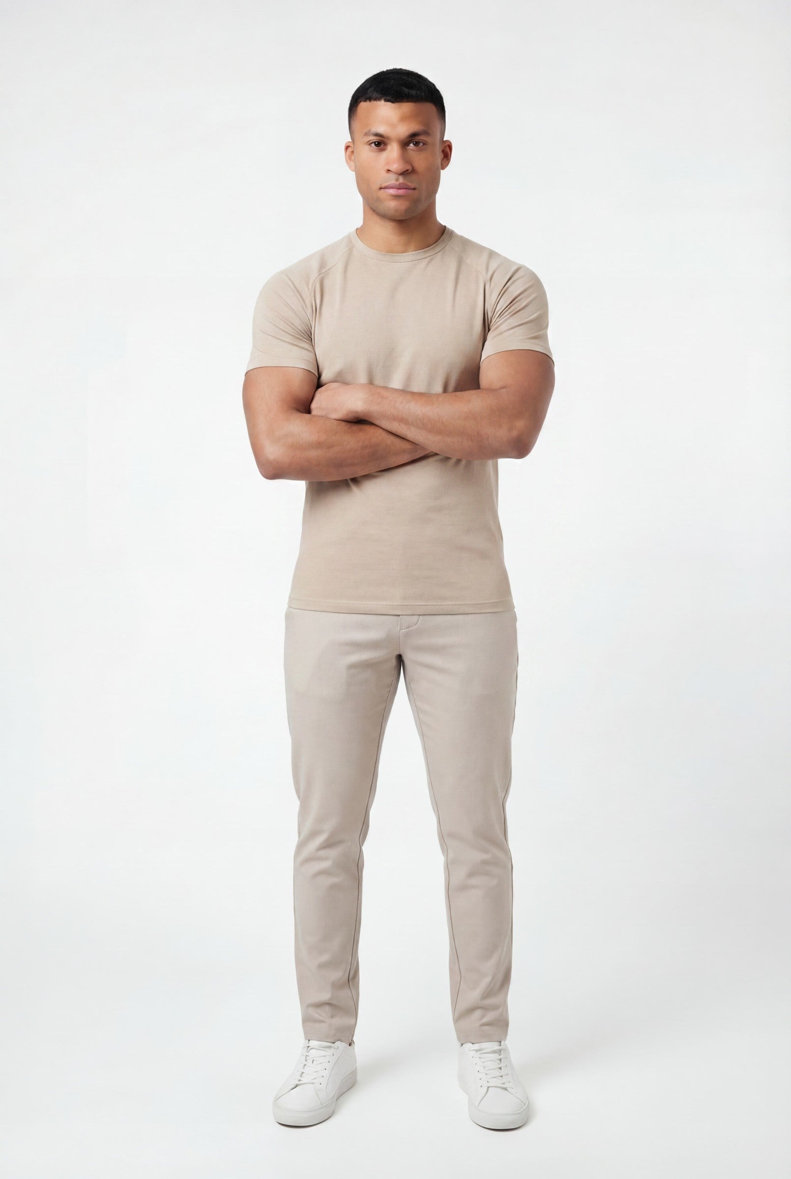 Men's Mercerised Cotton Crewneck T-Shirt | Blackstone London