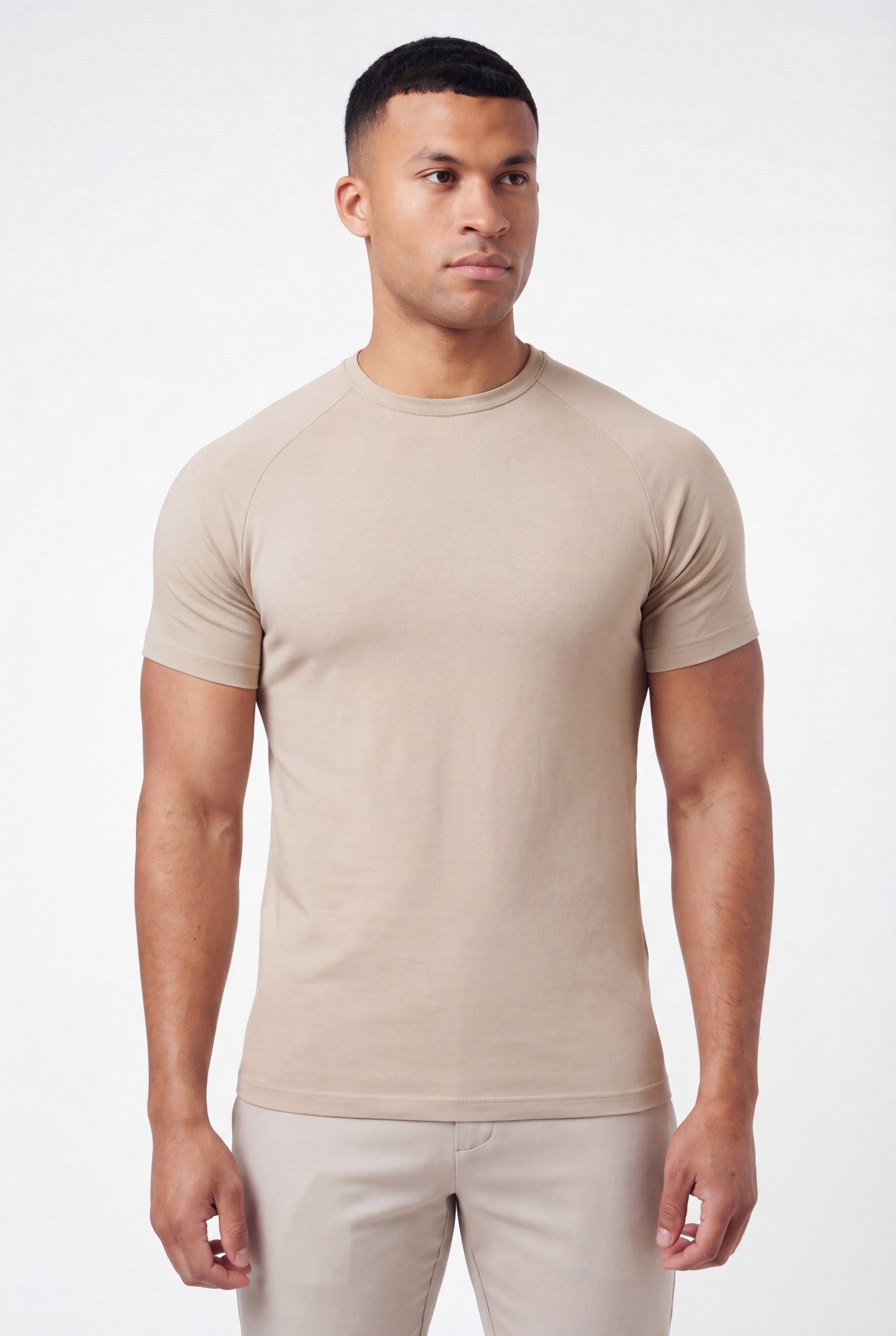 Men's Mercerised Cotton Crewneck T-Shirt | Blackstone London
