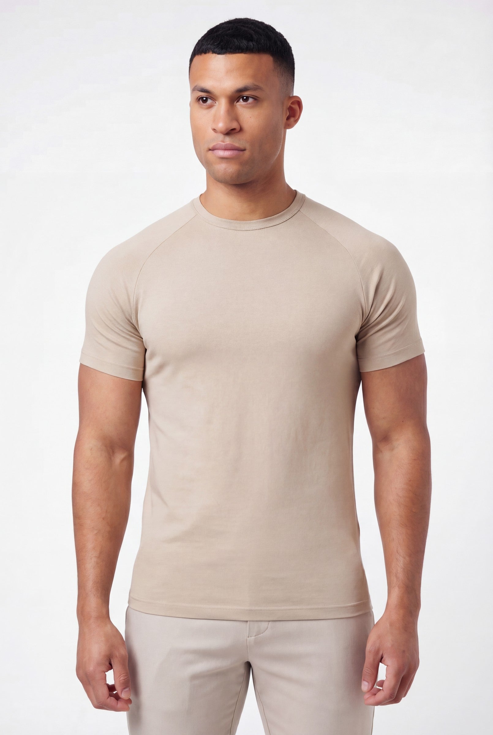 Men's Mercerised Cotton Crewneck T-Shirt | Blackstone London