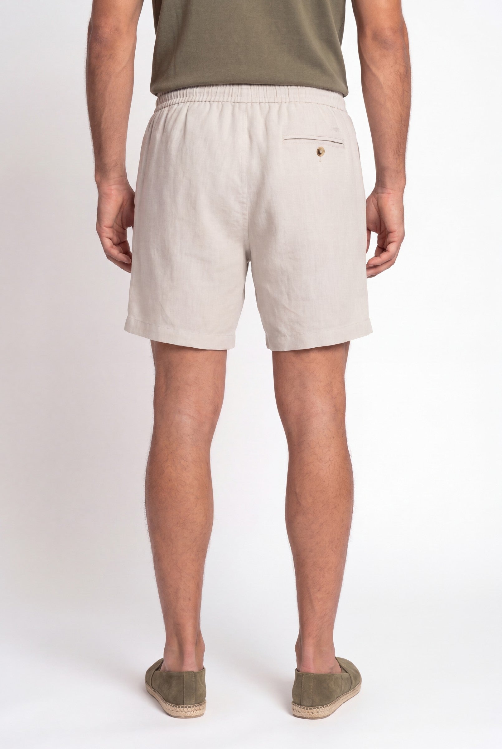 Men's Premium Linen Drawstring Shorts | Blackstone London