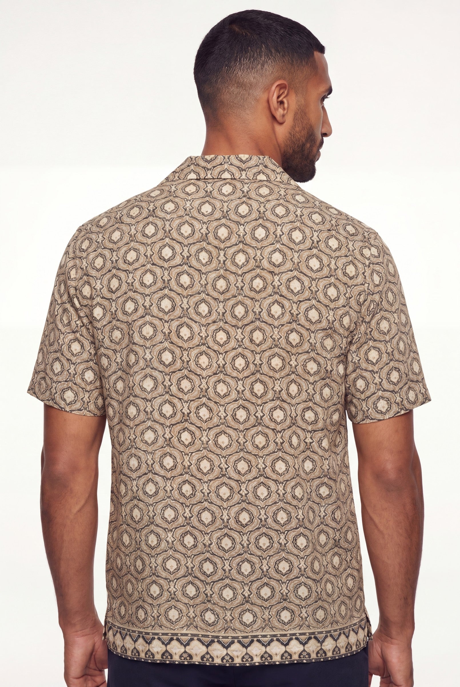 Men's Printed Resort Shirt | Blackstone London