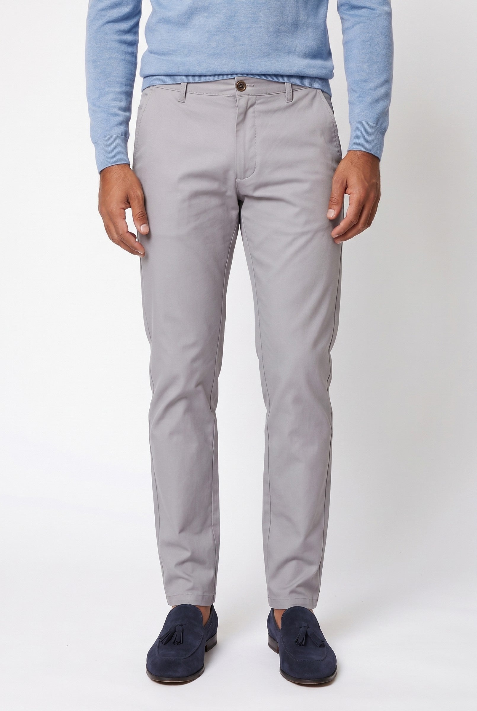 Men's Slim Tailored Chinos | Blackstone London