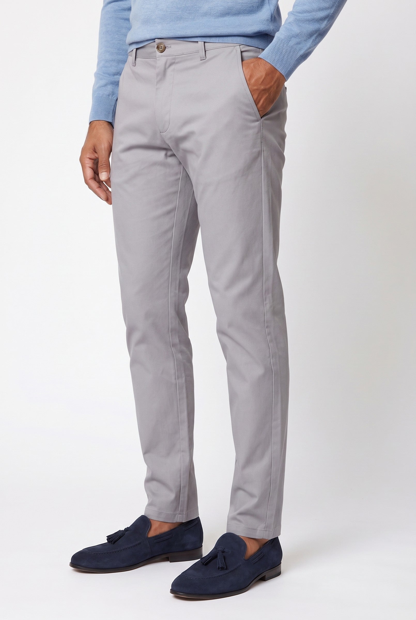 Men's Slim Tailored Chinos | Blackstone London
