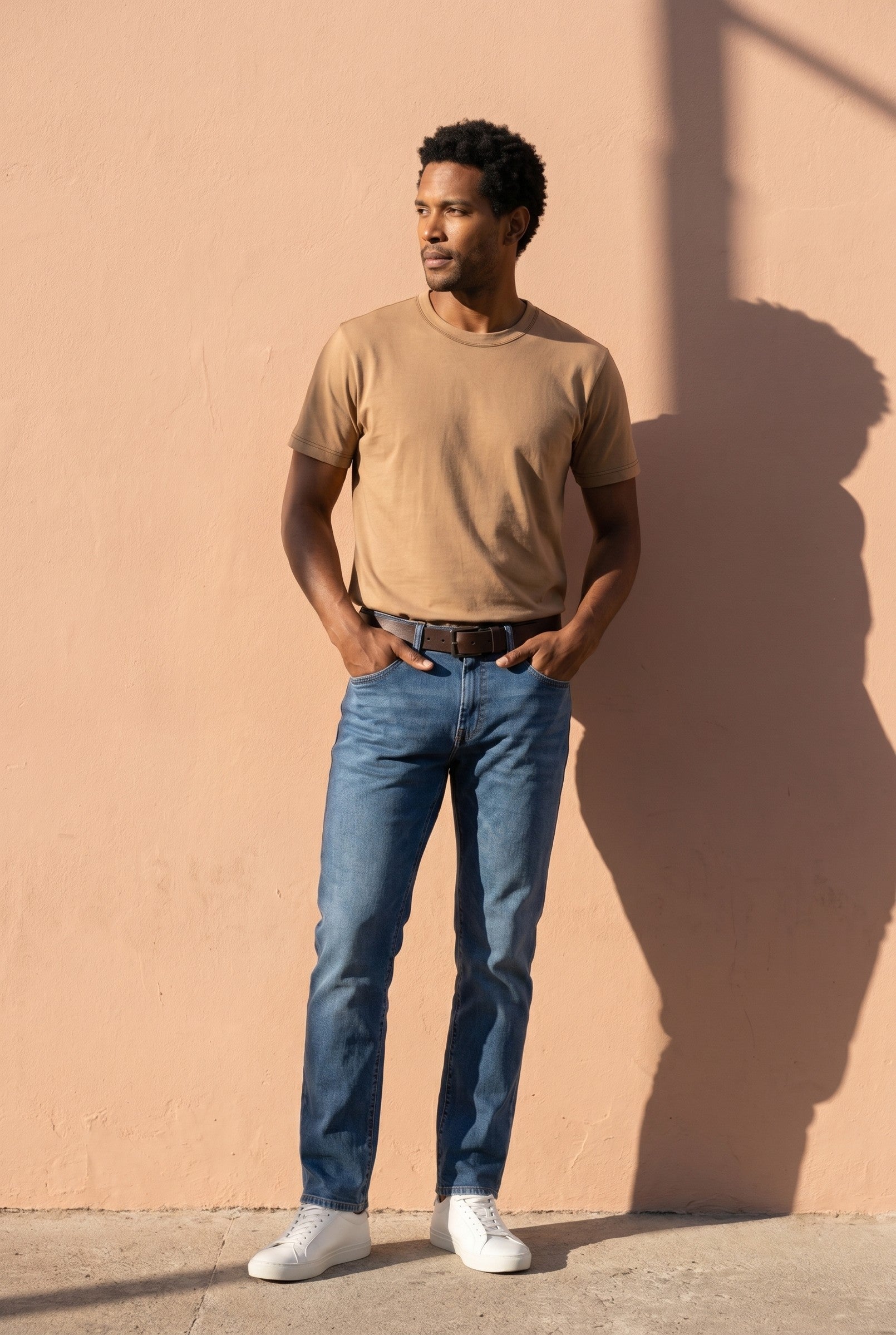 Men's Midweight Cotton Crew Neck T-Shirt | Blackstone London