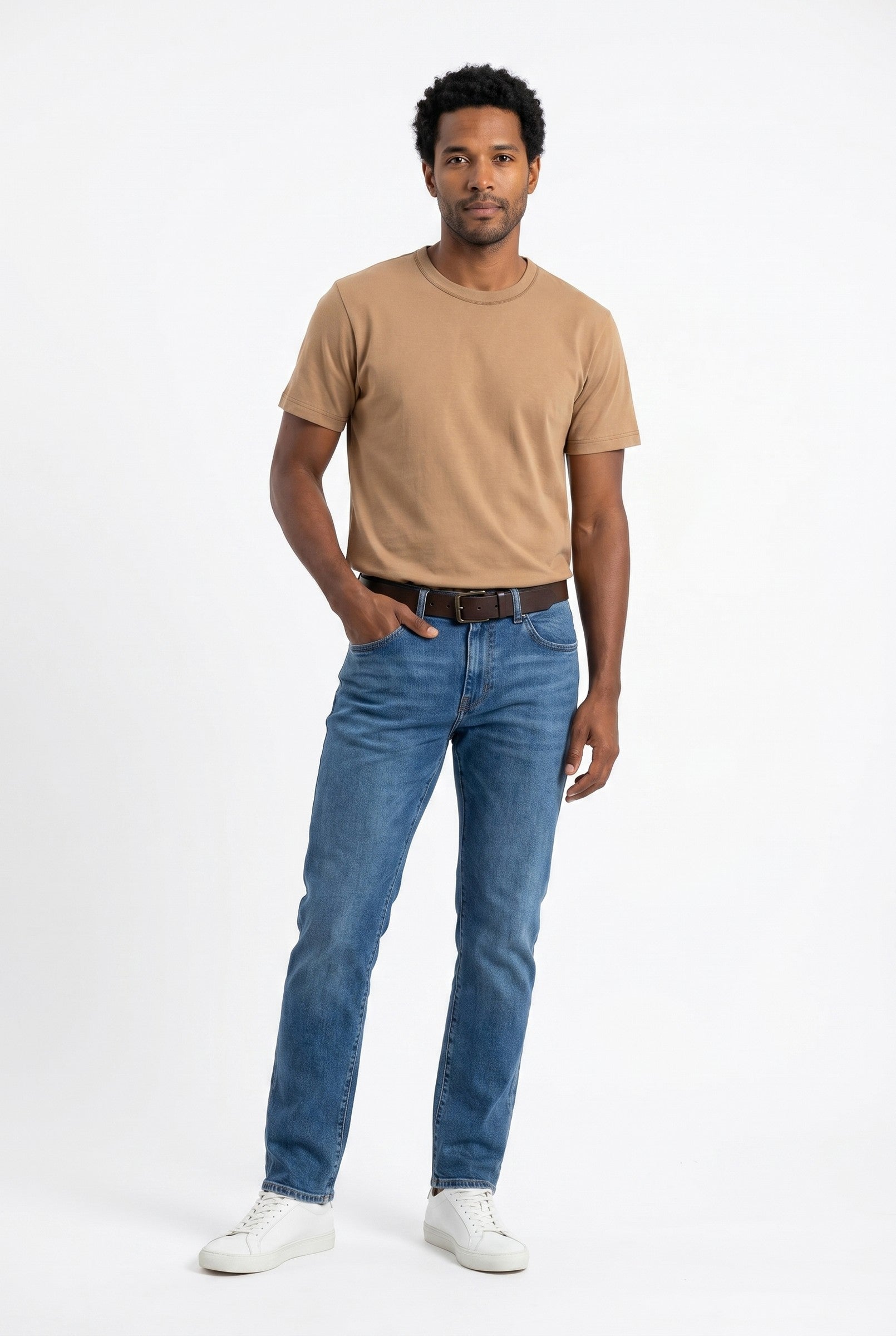 Men's Midweight Cotton Crew Neck T-Shirt | Blackstone London