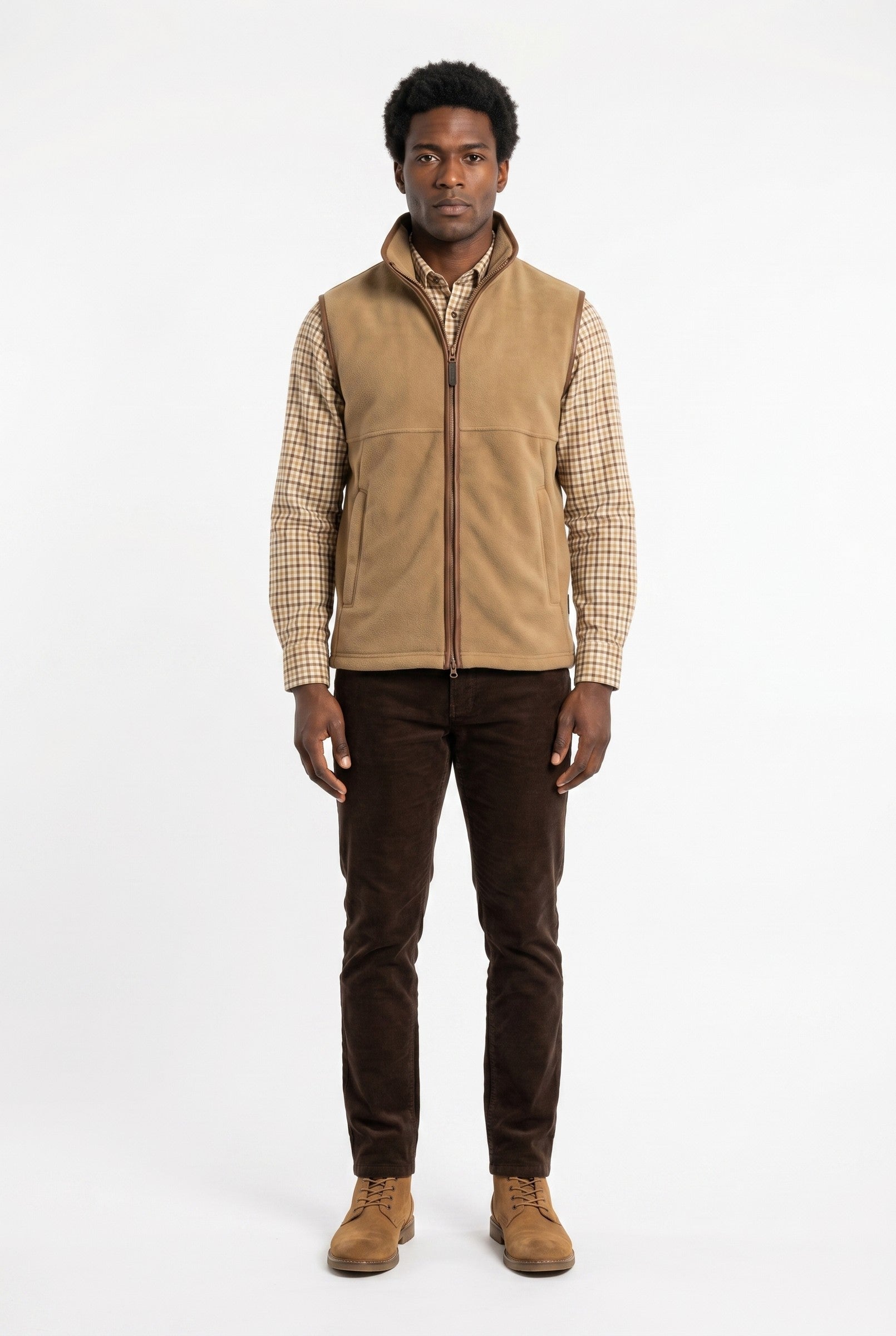 Men's Heritage Fleece Gilet | Blackstone London