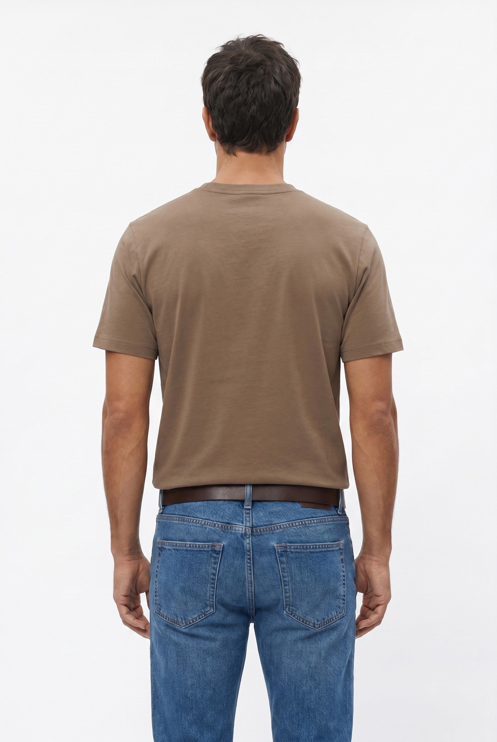 Men's Midweight Cotton Crew Neck T-Shirt | Blackstone London