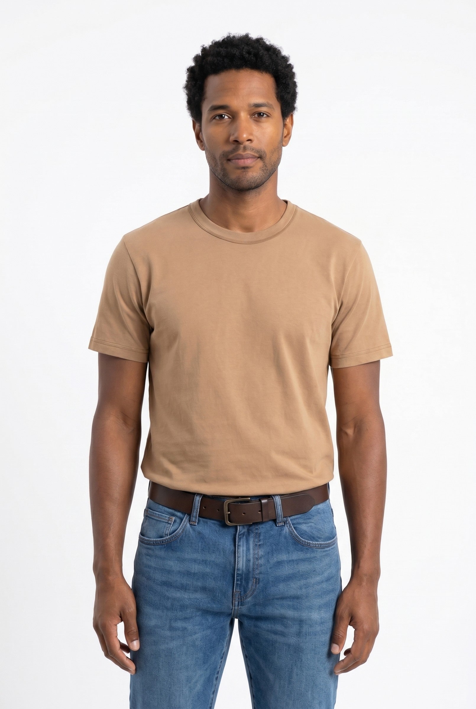 Men's Midweight Cotton Crew Neck T-Shirt | Blackstone London