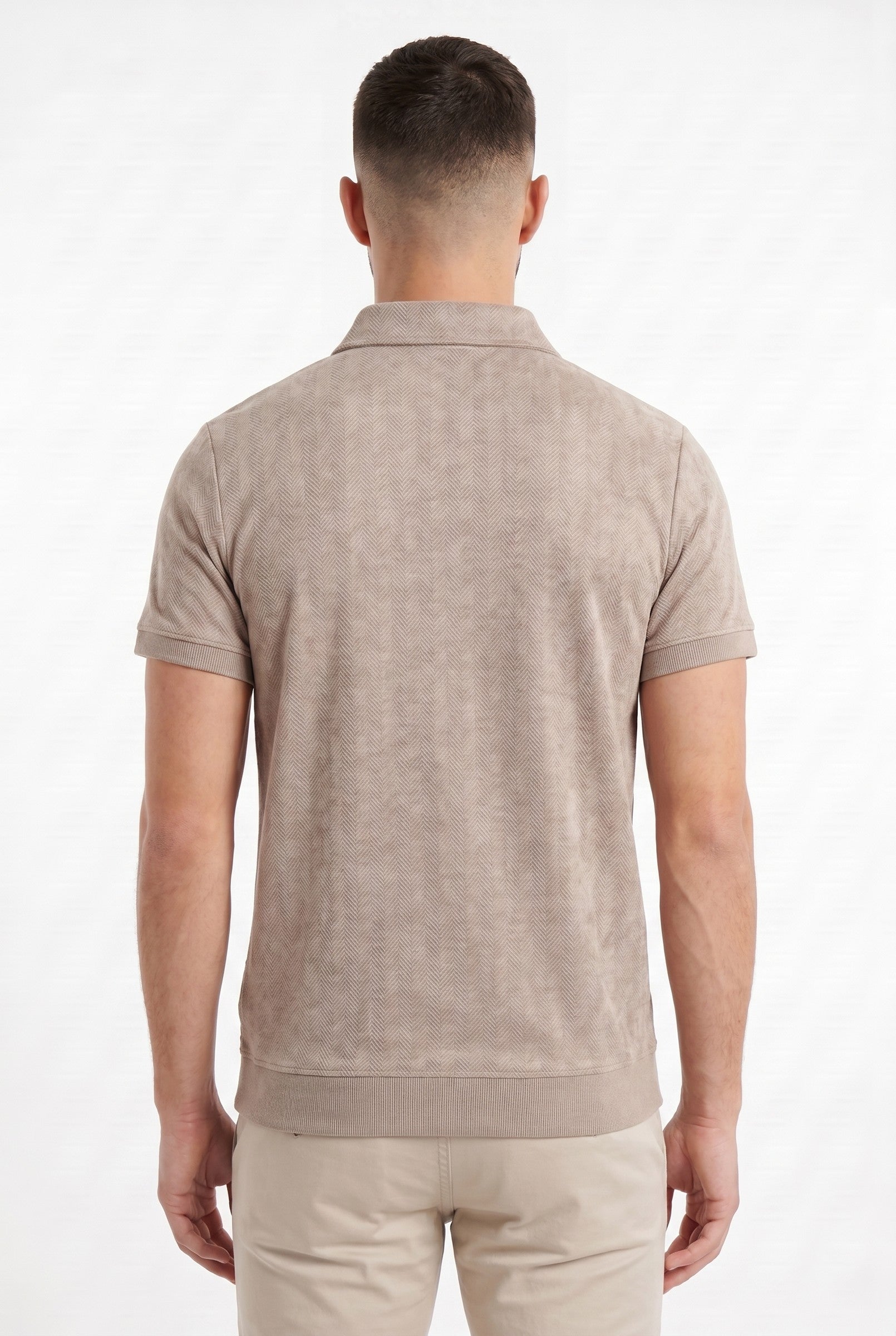 Men's Zig Zag Polo | Blackstone London