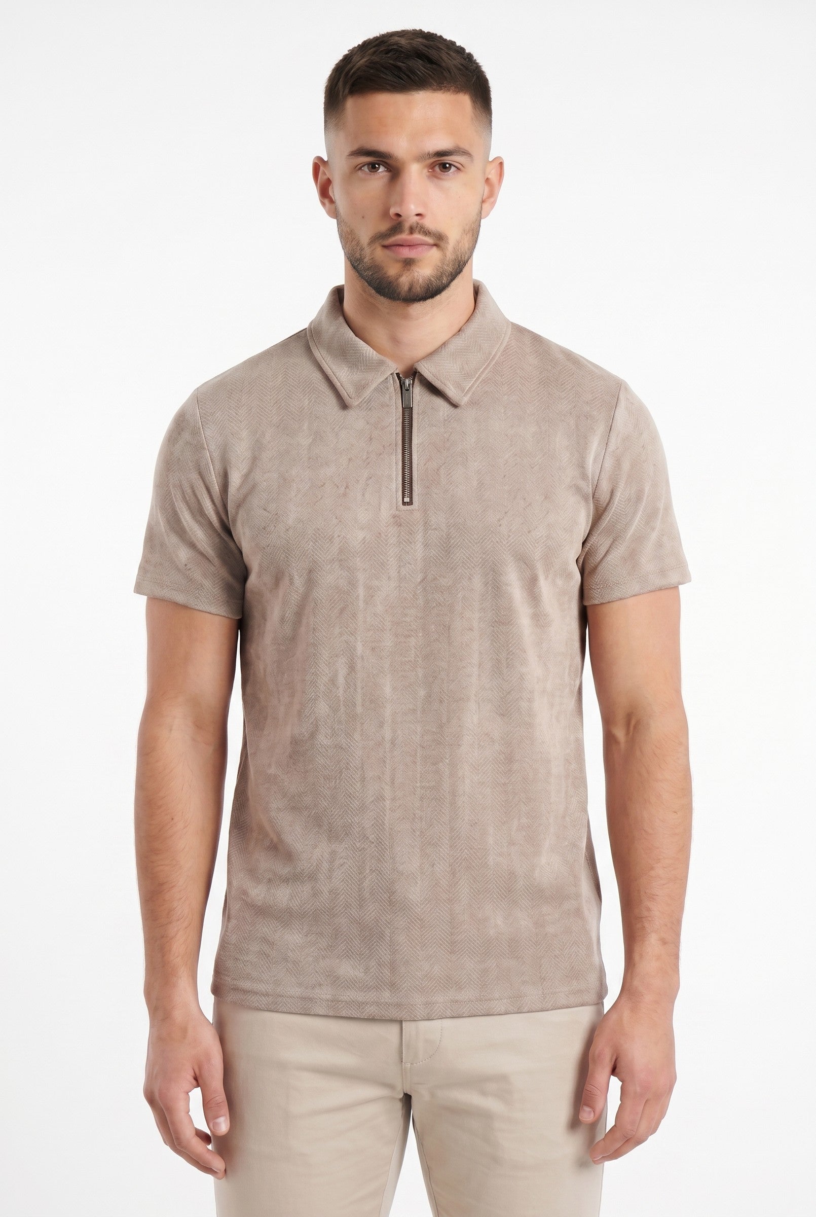 Men's Zig Zag Polo | Blackstone London