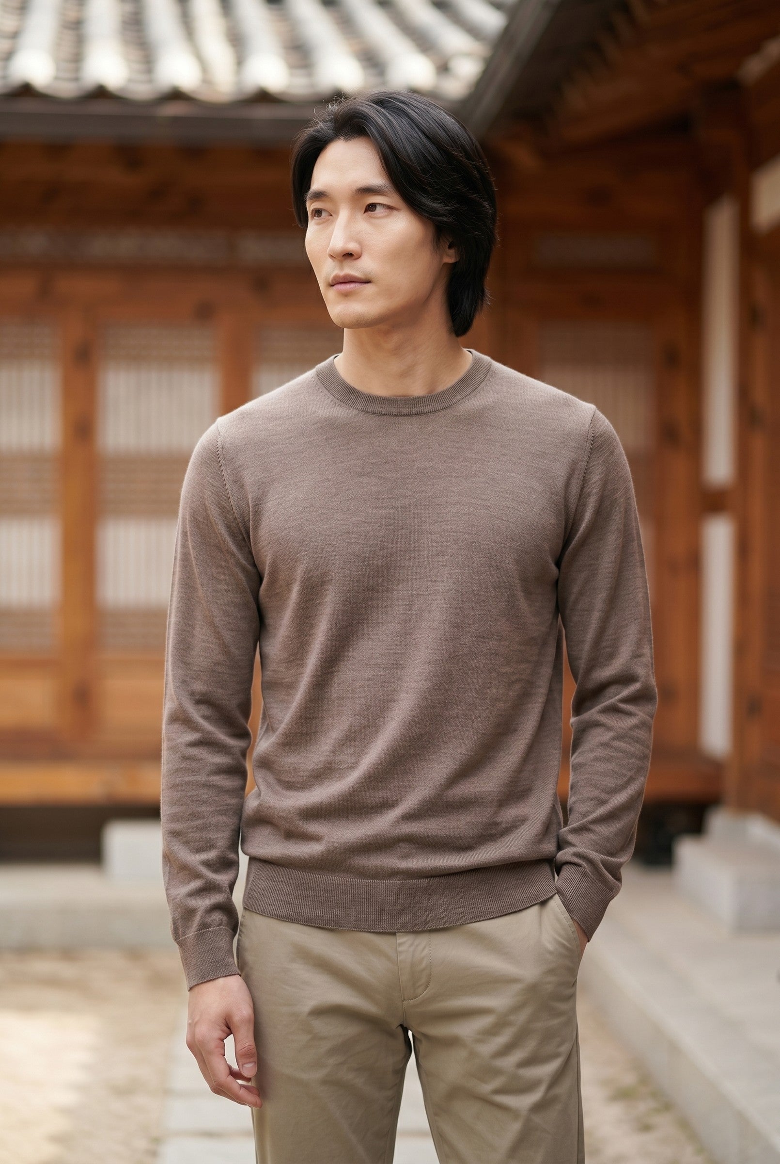 Men's Crew Neck Knit Sweater | Blackstone London