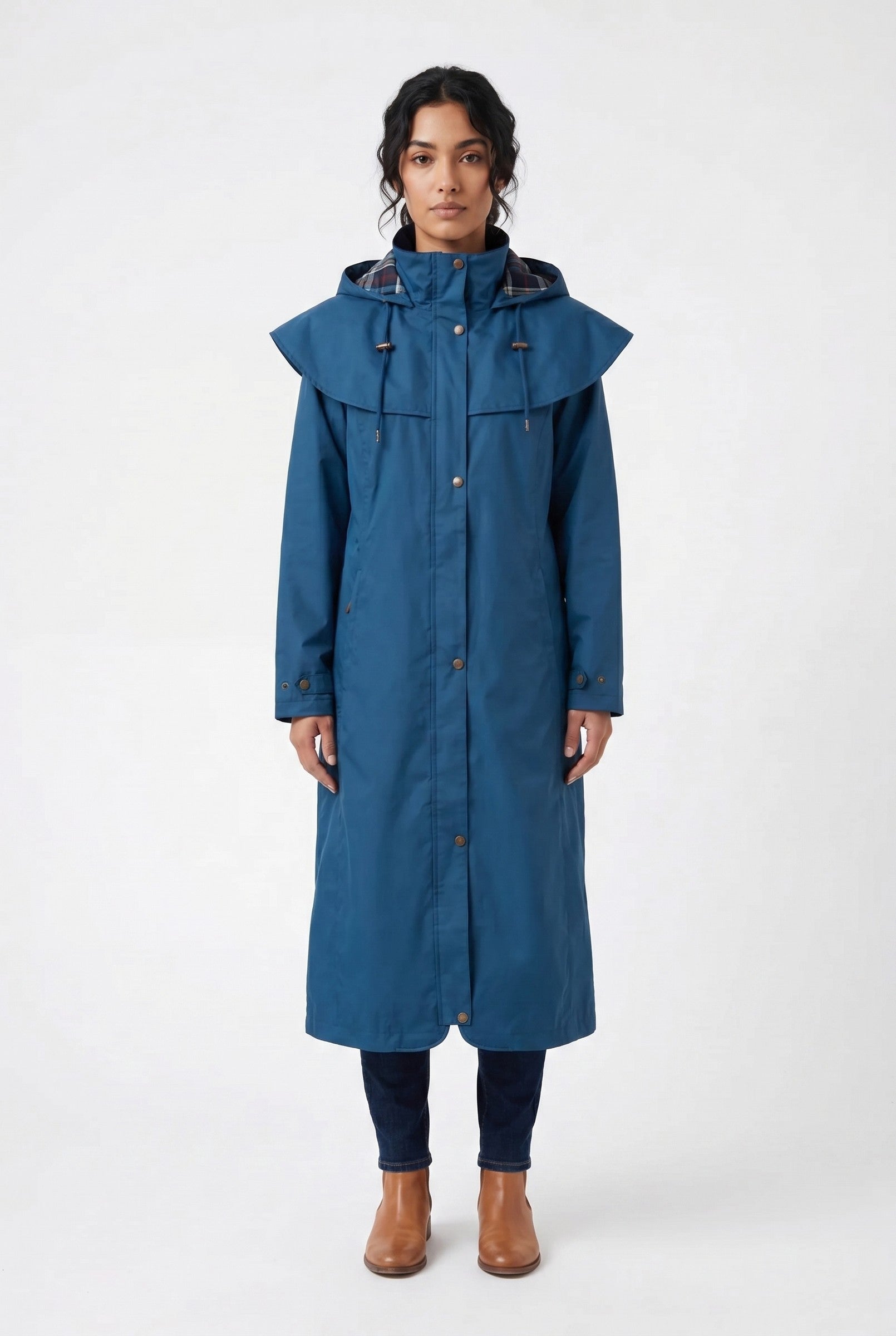 Women's Long Waterproof Raincoat | Blackstone London