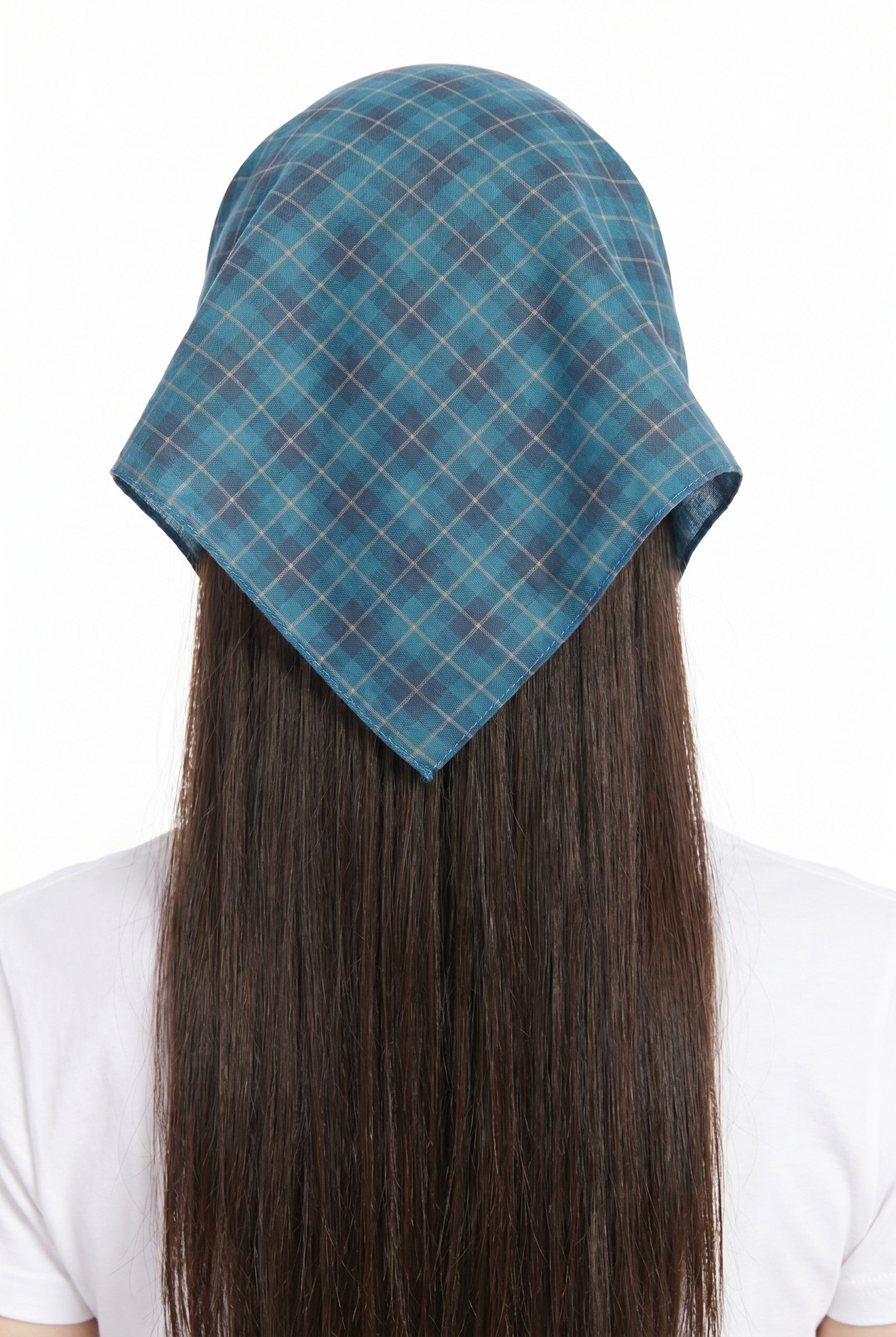 Women's Plaid Square Scarf | Blackstone London