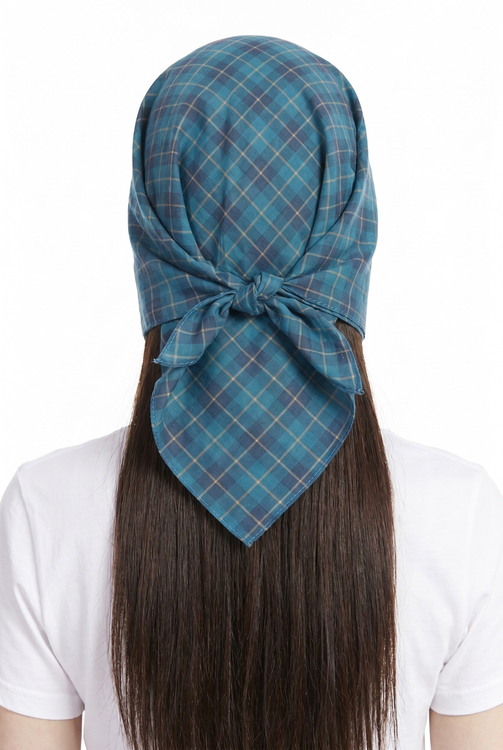 Women's Plaid Square Scarf | Blackstone London