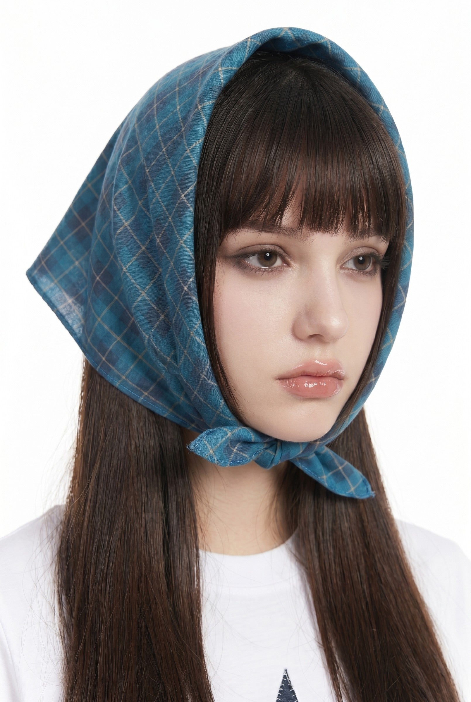Women's Plaid Square Scarf | Blackstone London