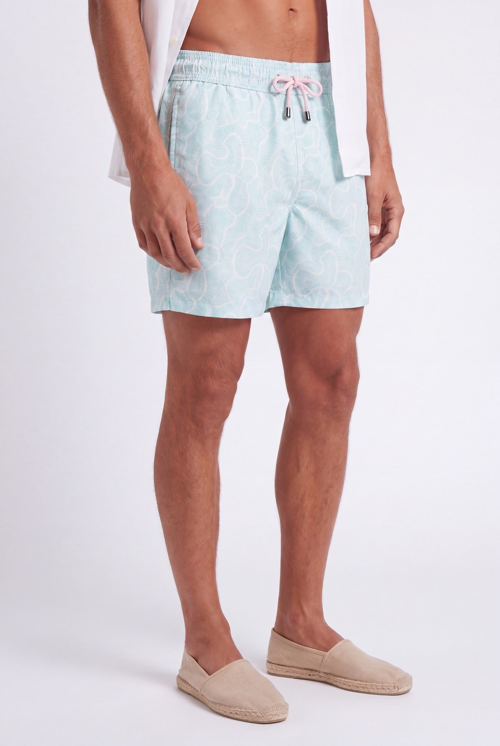 Men's Agave Print Swim Shorts | Blackstone London