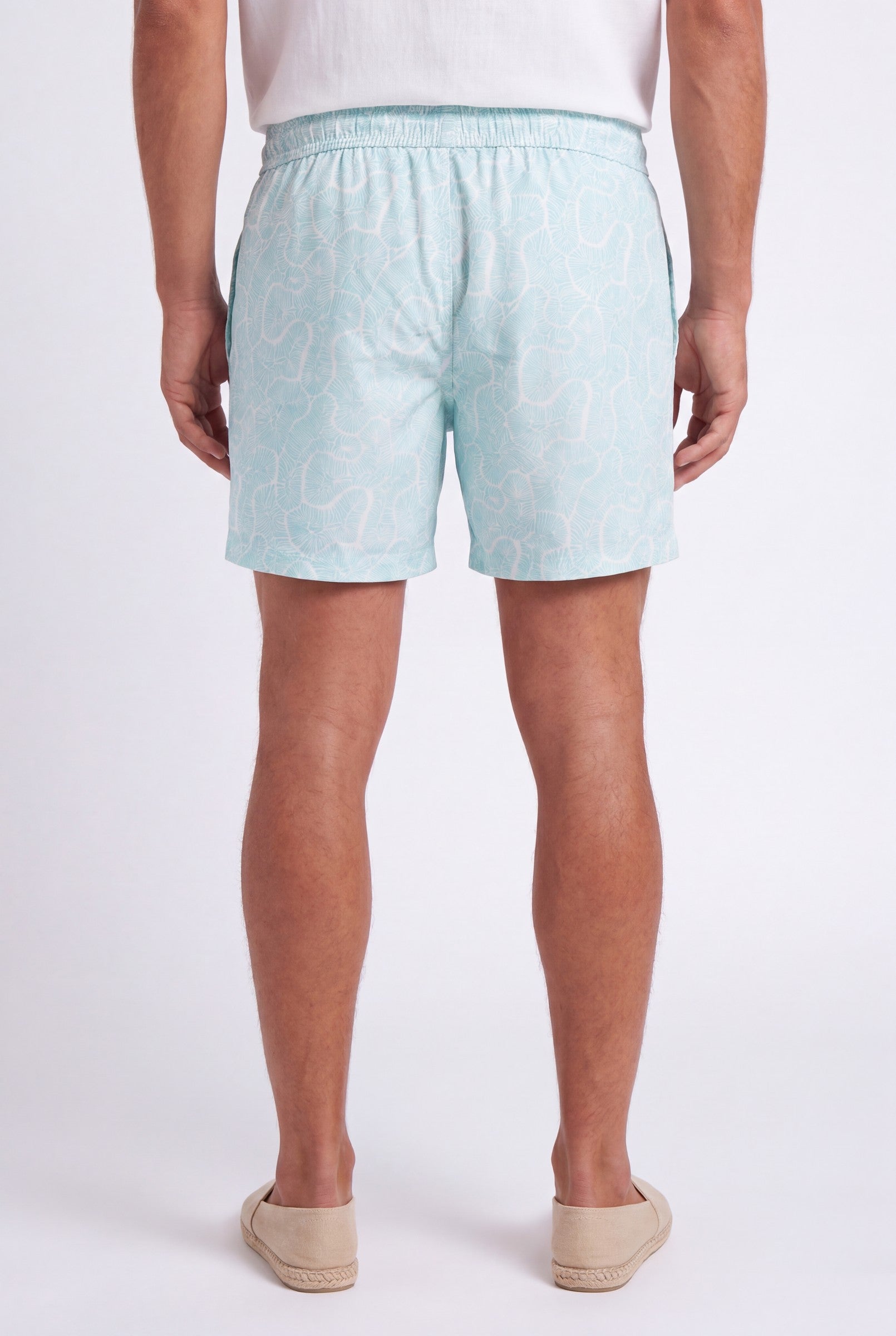 Men's Agave Print Swim Shorts | Blackstone London