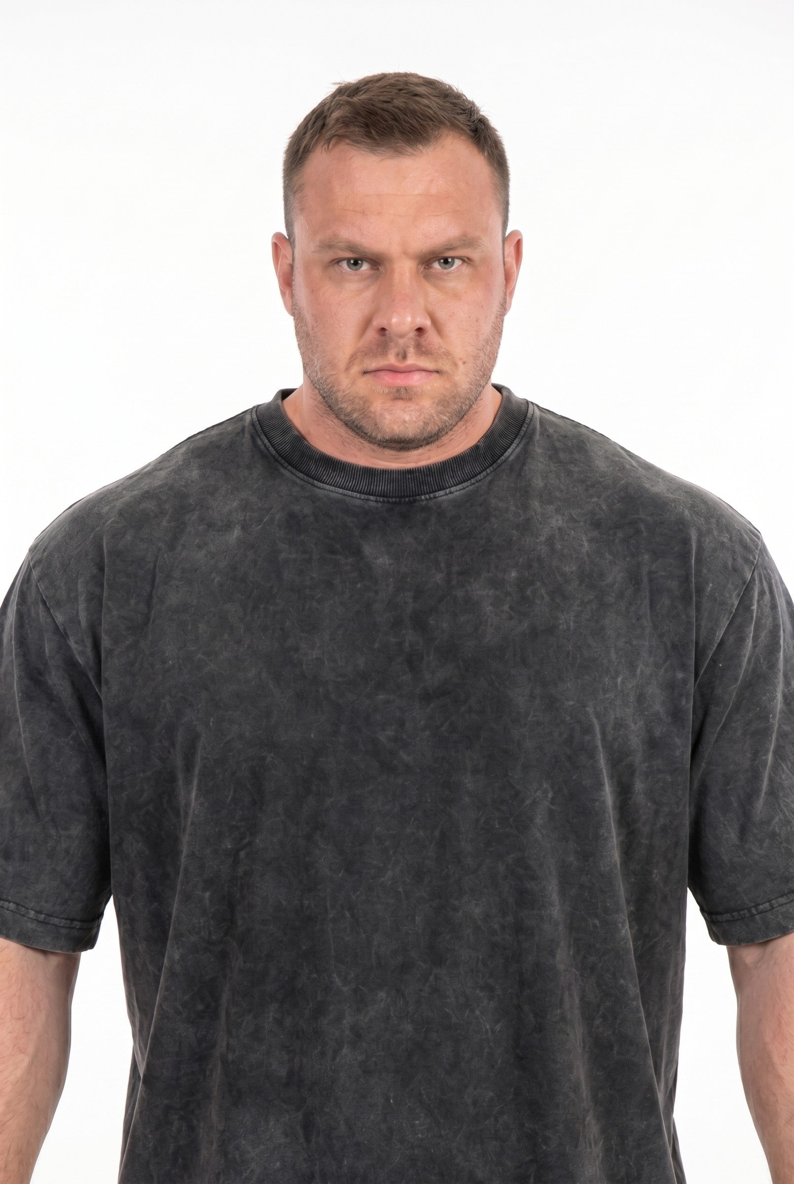 Men's Acid Wash Oversized Gym Tee | Blackstone London