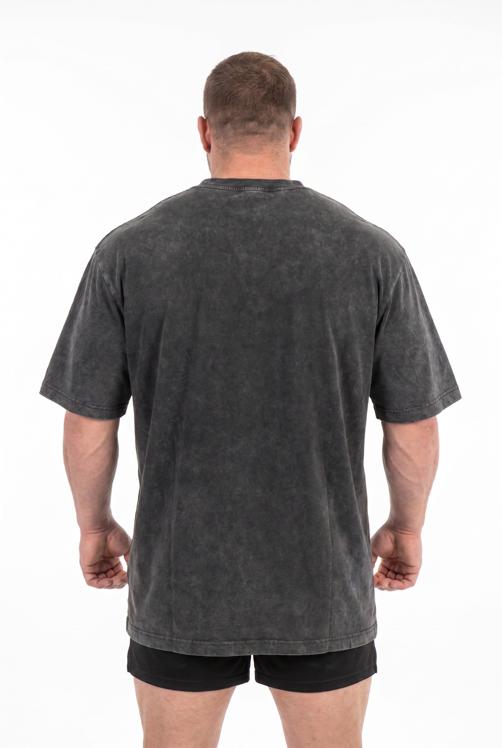 Men's Acid Wash Oversized Gym Tee | Blackstone London