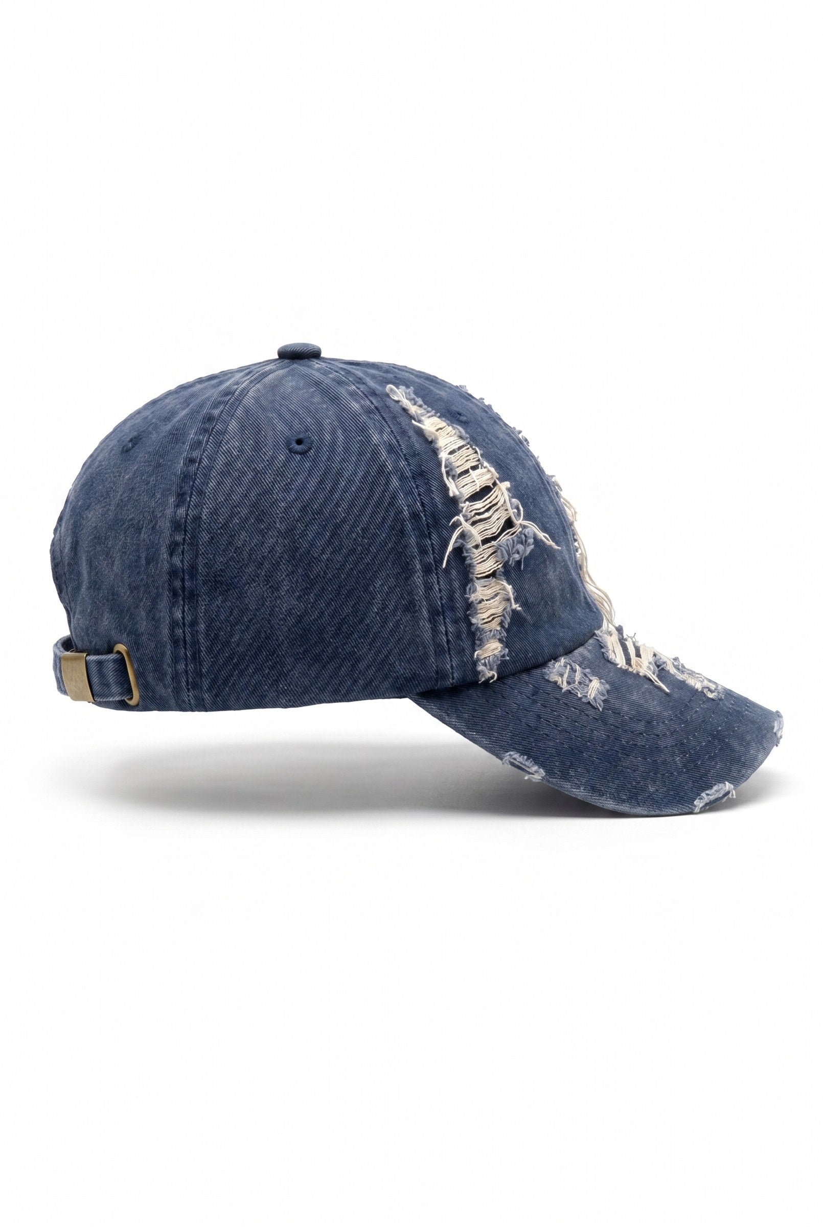 Men's Washed Distressed 6-Panel Cap | Blackstone London
