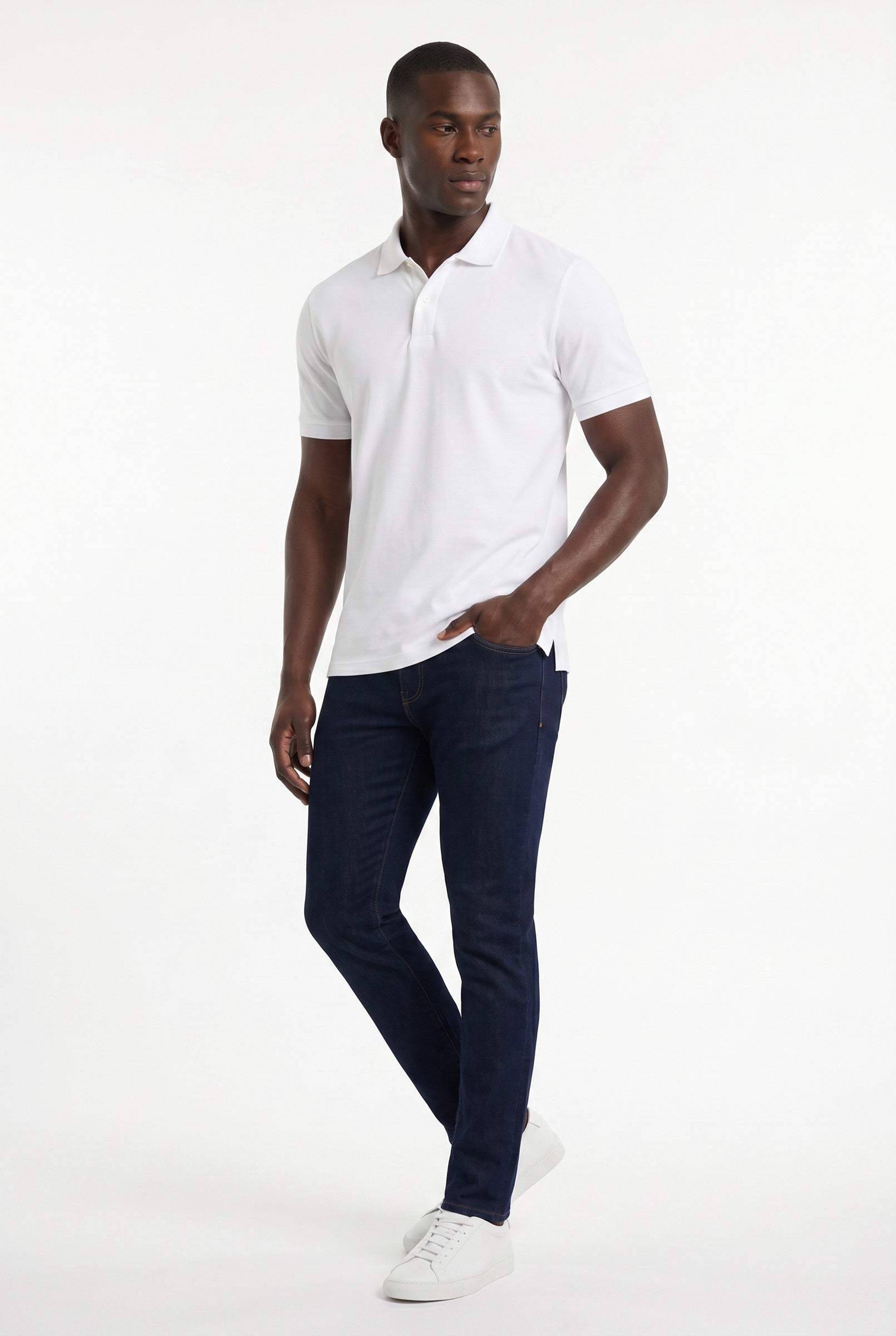 Men's Moxon Pique Polo Shirt | Blackstone London
