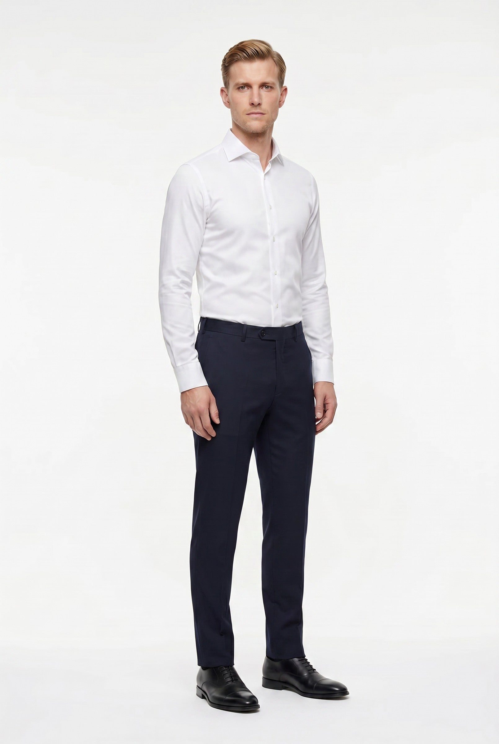 Men's Performance Slim-Fit Dress Shirt | Blackstone London
