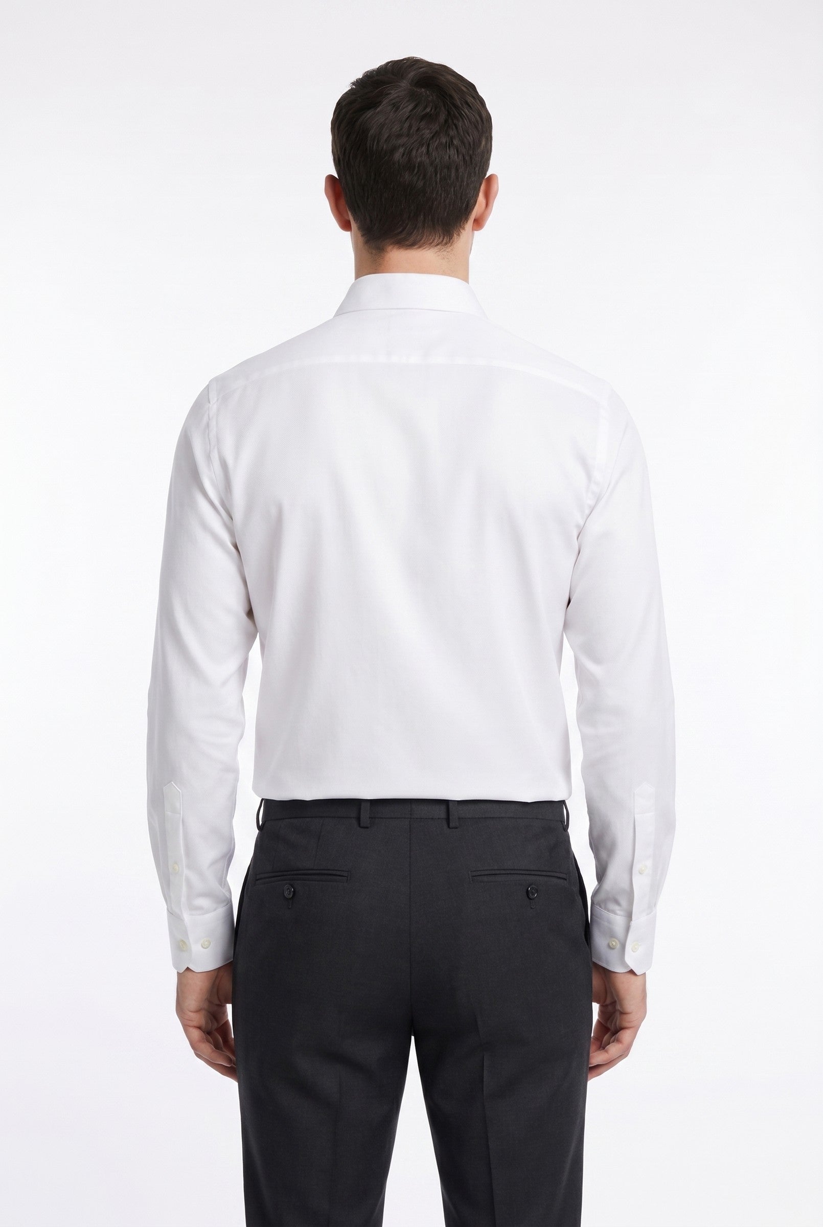 Men's Slim Pinpoint Dress Shirt | Blackstone London