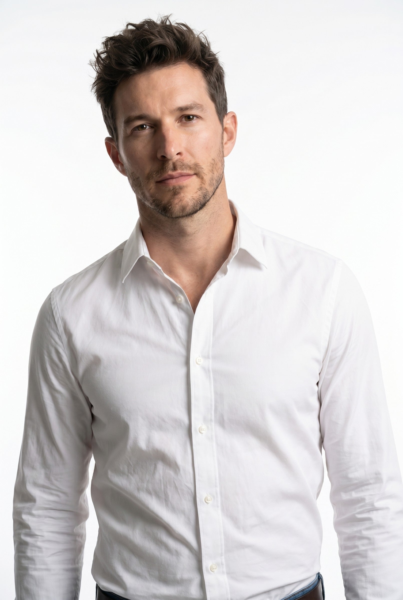 Men's Poplin Longsleeve Shirt | Blackstone London