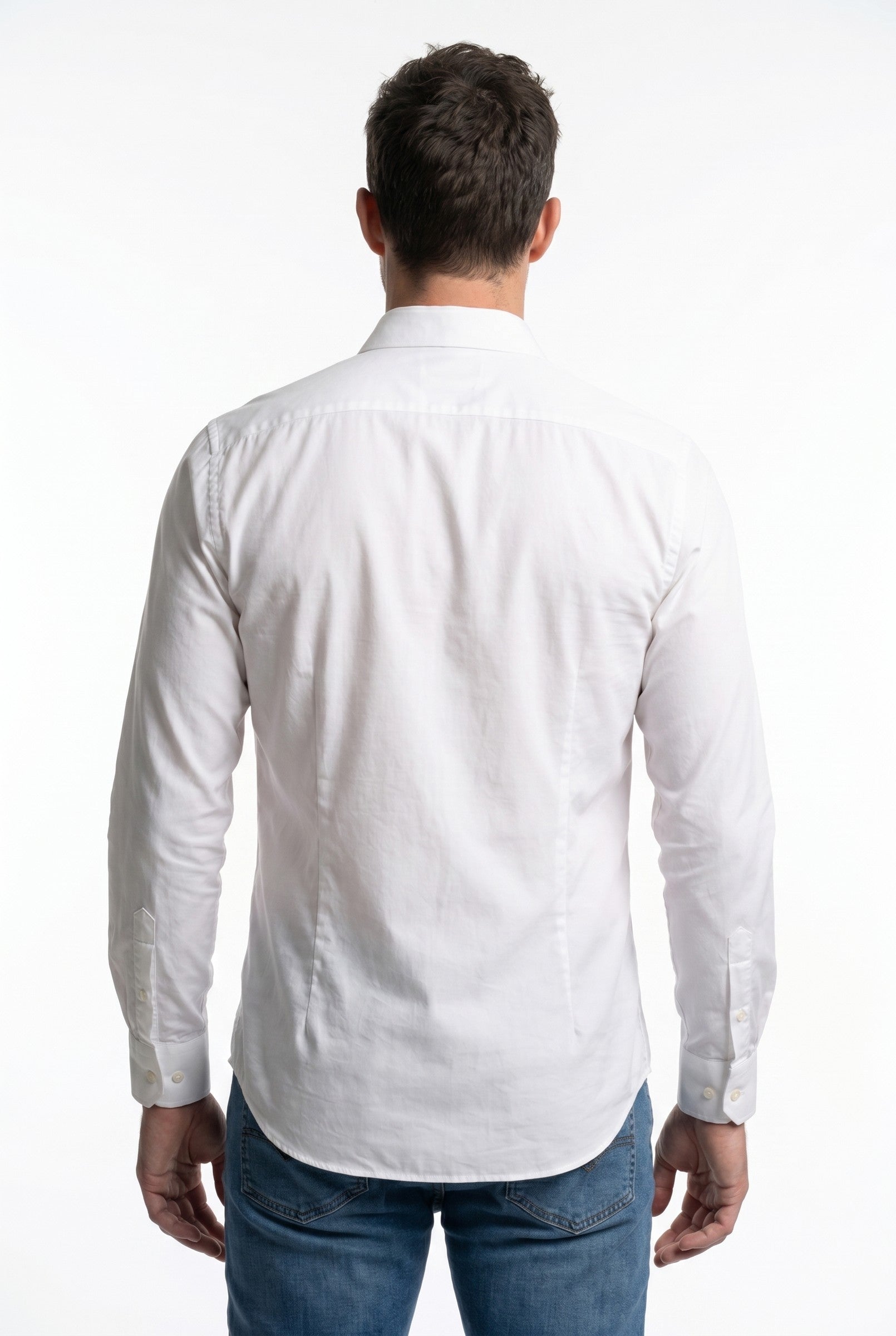 Men's Poplin Longsleeve Shirt | Blackstone London