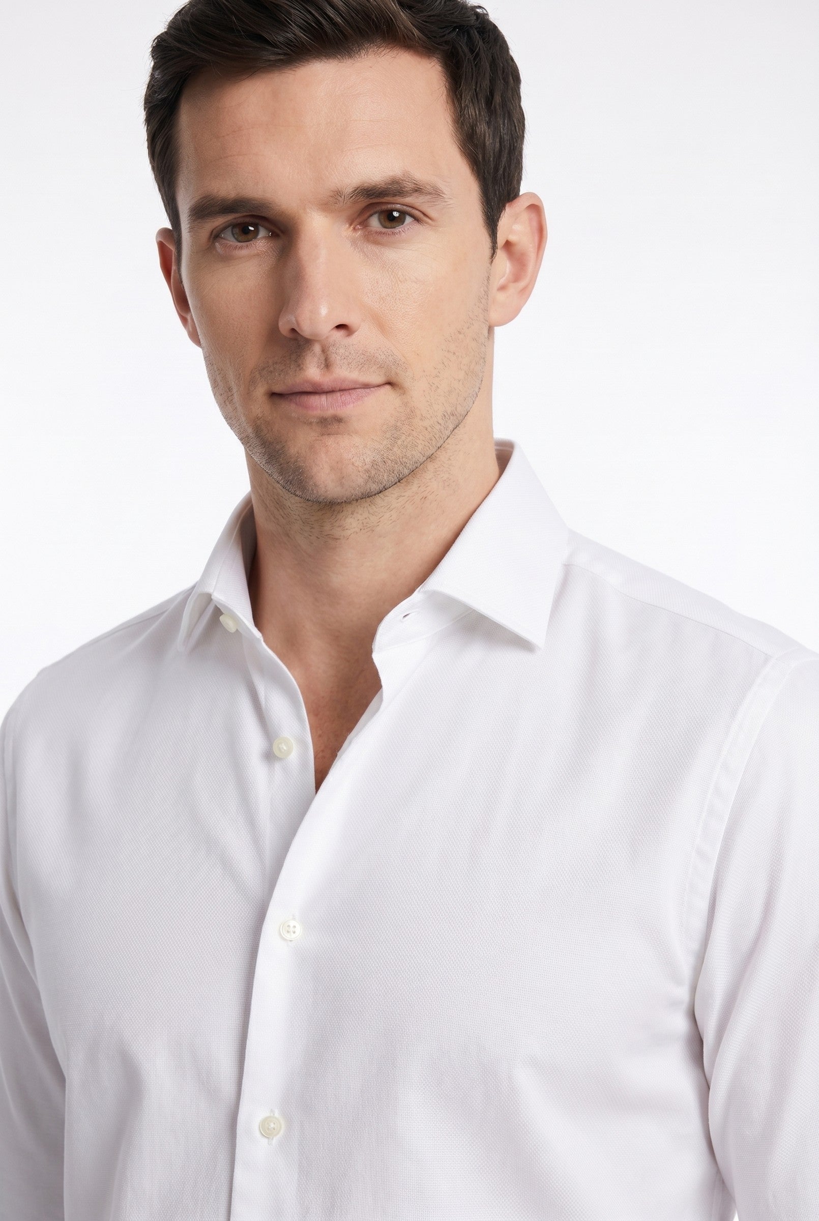 Men's Slim Pinpoint Dress Shirt | Blackstone London