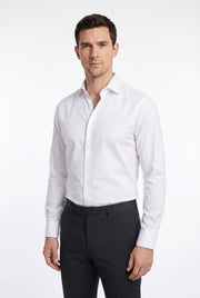 Men's Slim Pinpoint Dress Shirt | Blackstone London