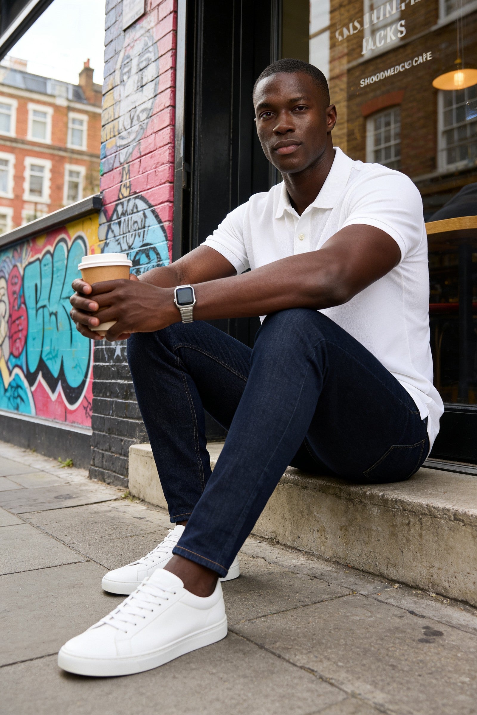Men's Moxon Pique Polo Shirt | Blackstone London
