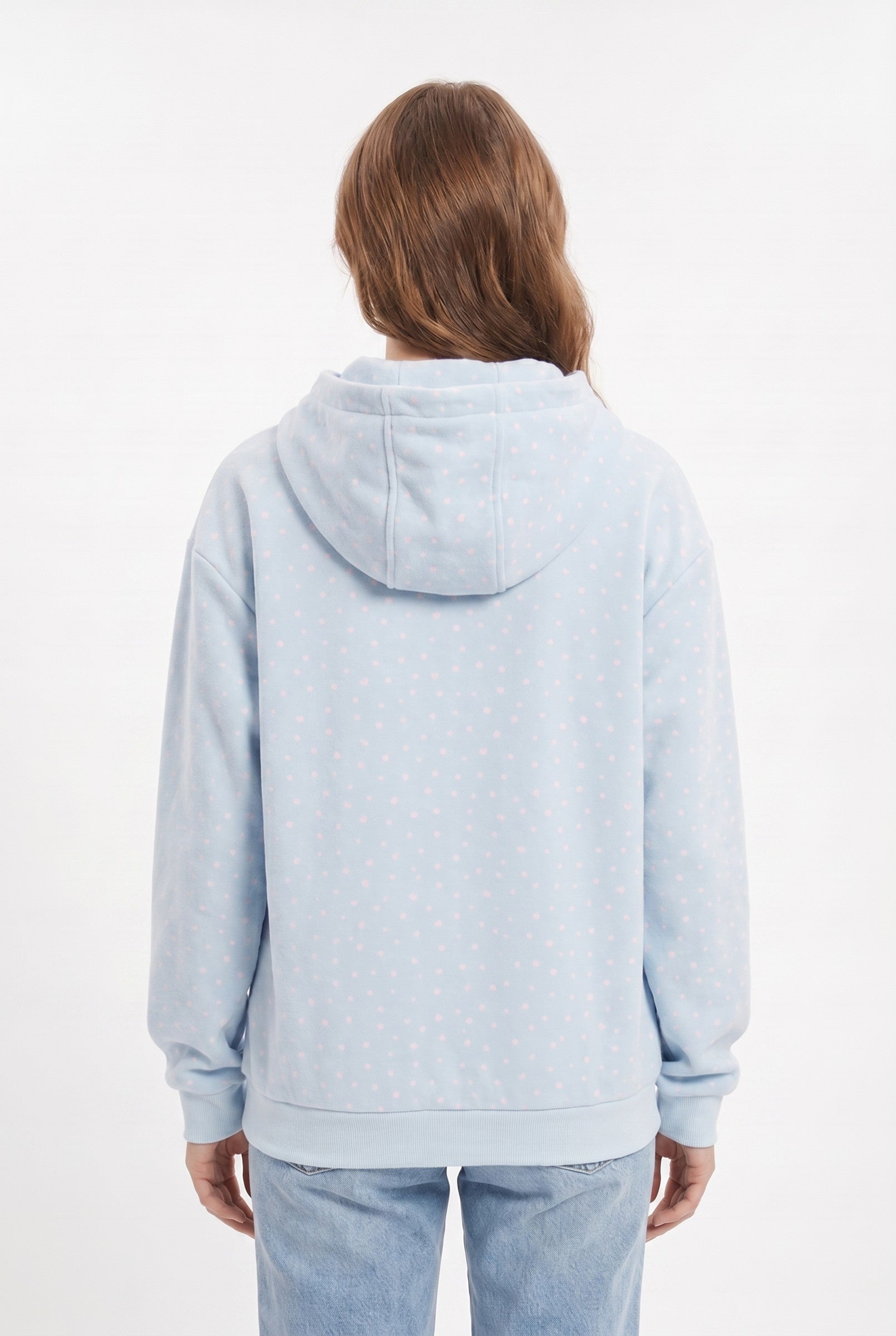 Women's Oversized Floral Hooded Sweatshirt | Blackstone London