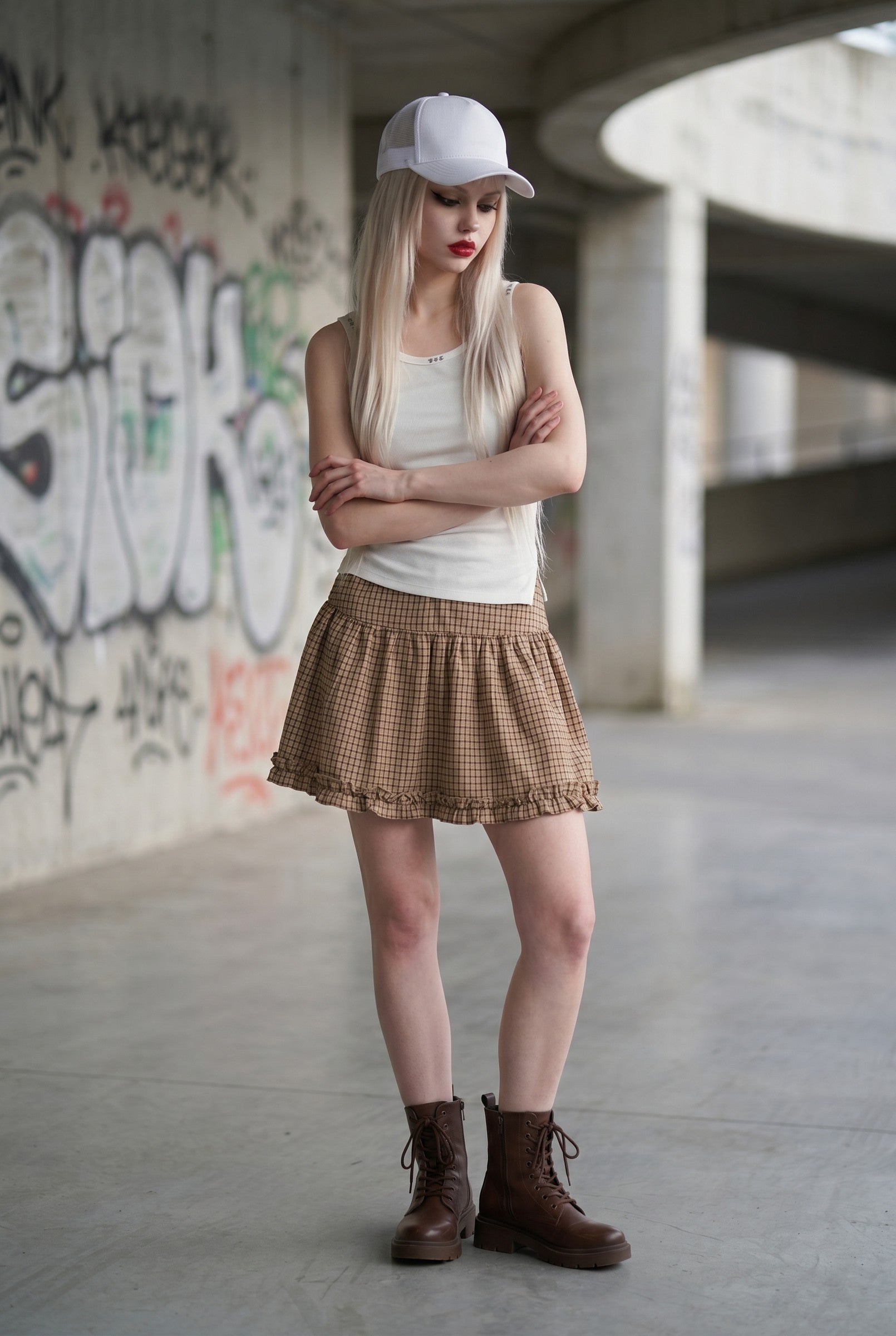 Women's Stud Detail Ribbed Tank | Blackstone London
