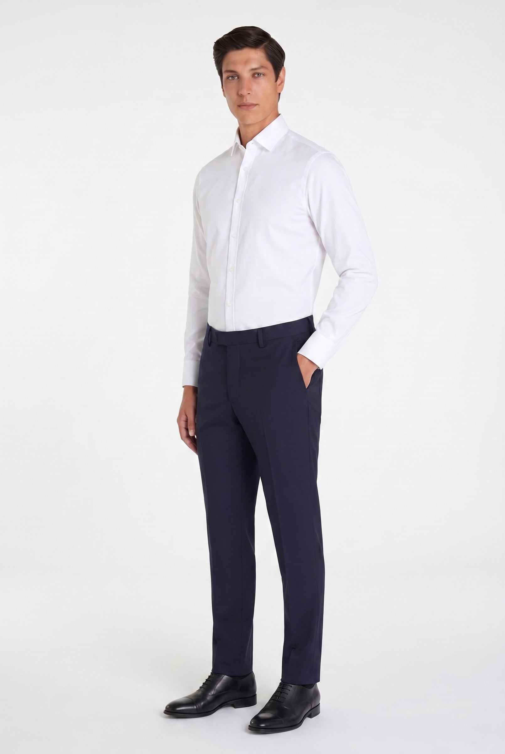 Men's Non-Iron Twill Dress Shirt | Blackstone London