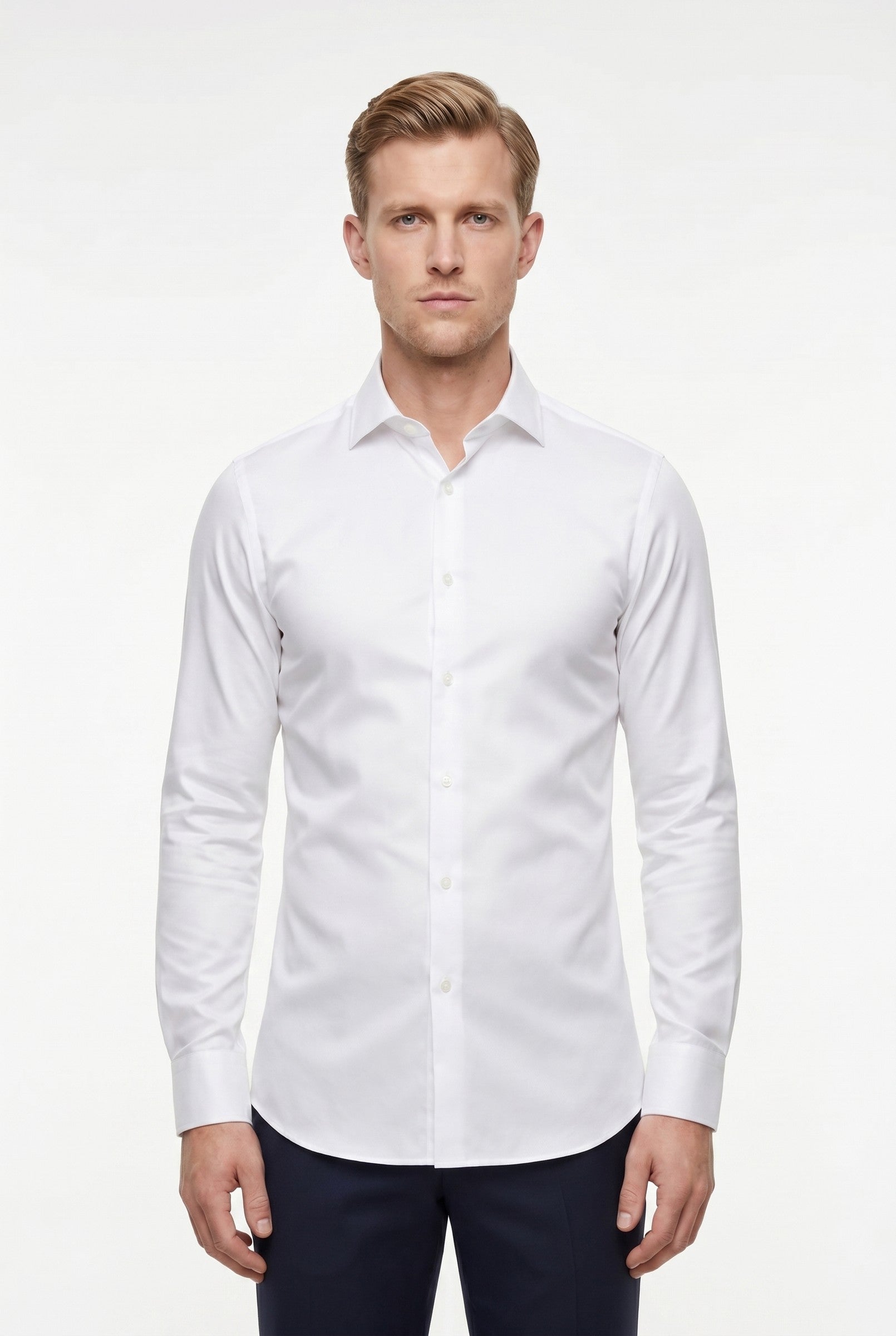 Men's Performance Slim-Fit Dress Shirt | Blackstone London