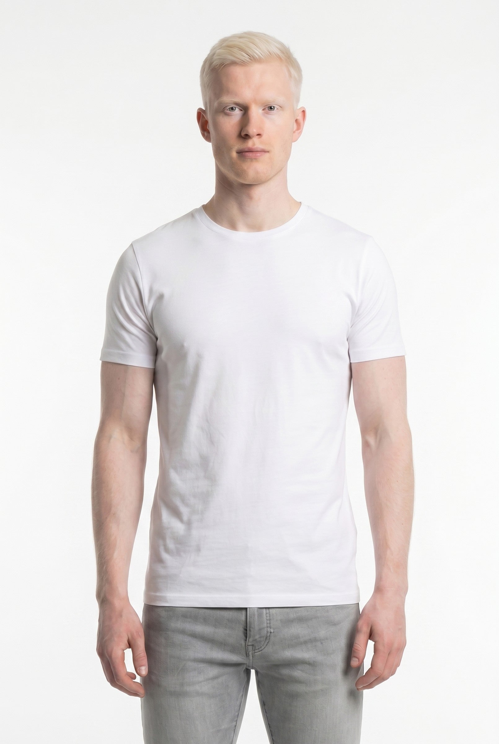 Men's Crew Neck Cotton Tee | Blackstone London