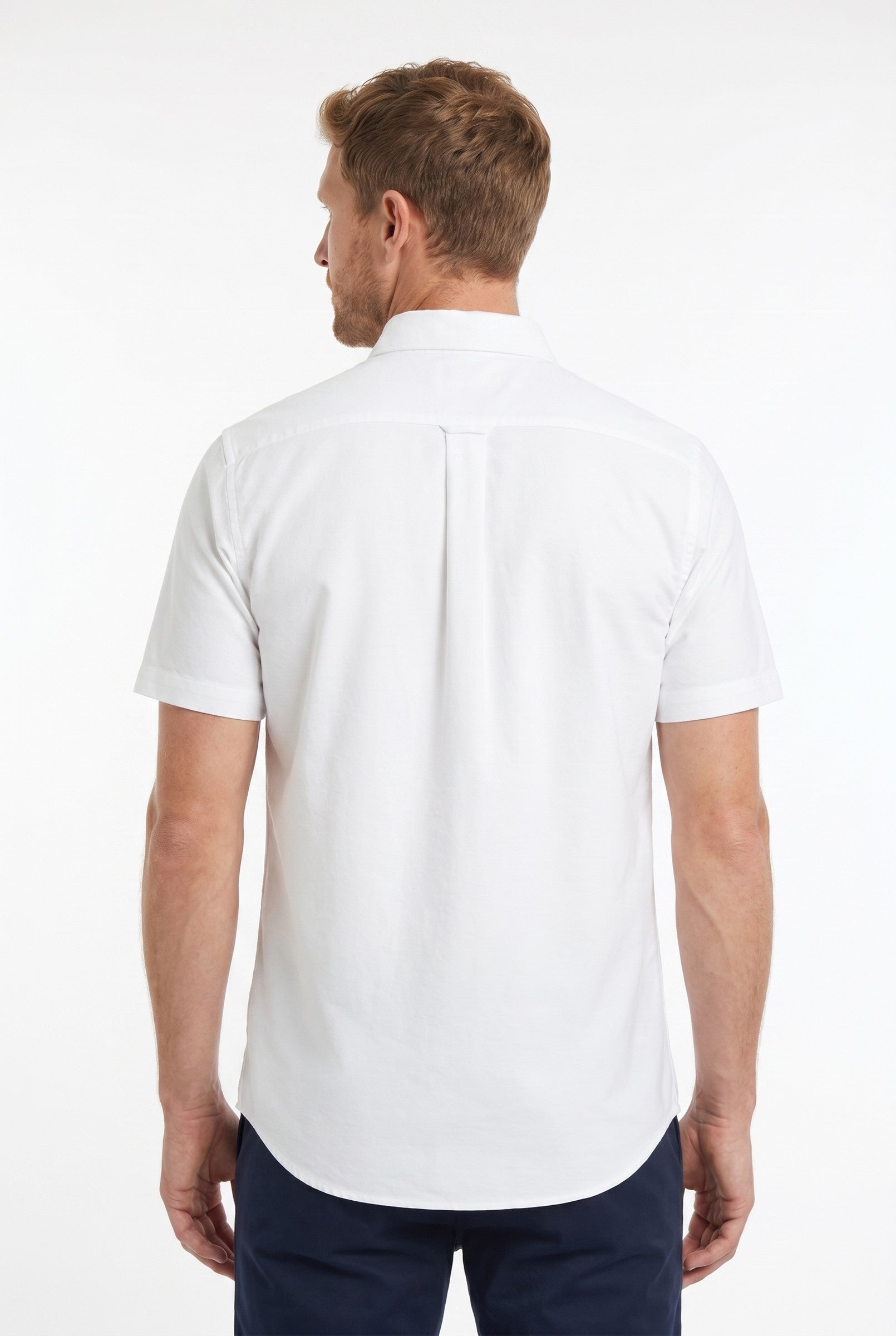 Men's Brewer Short-Sleeve Oxford Shirt | Blackstone London