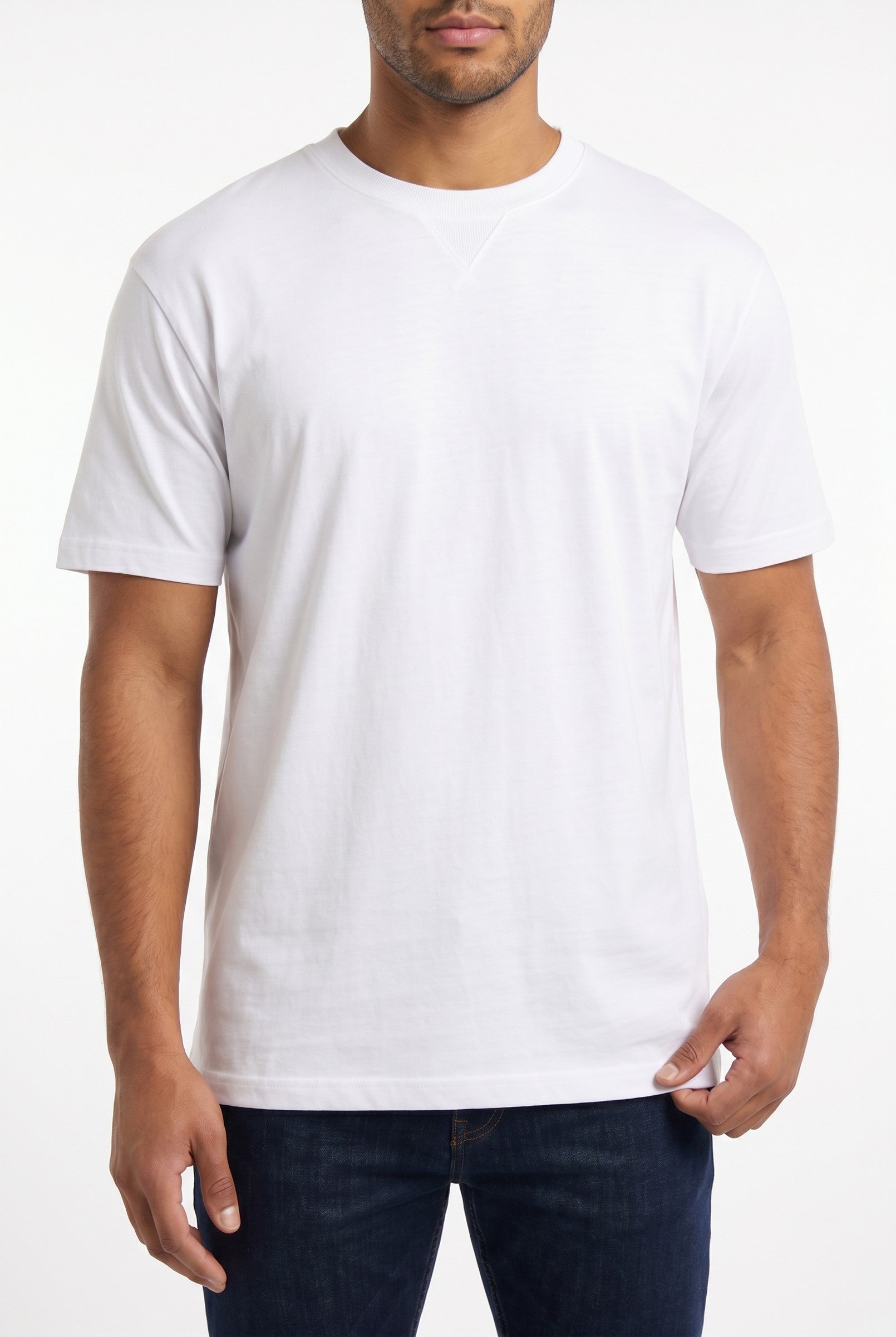 Men's Crew Neck Cotton T-Shirt | Blackstone London