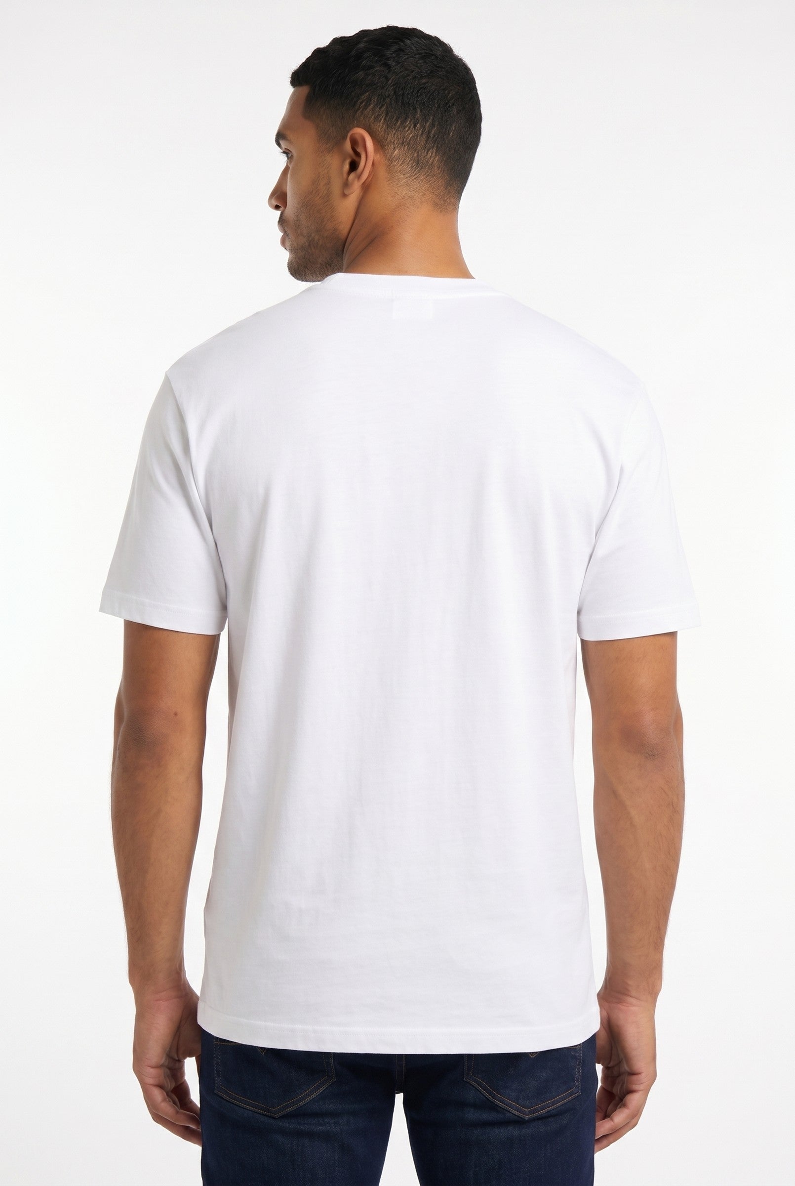 Men's Crew Neck Cotton T-Shirt | Blackstone London