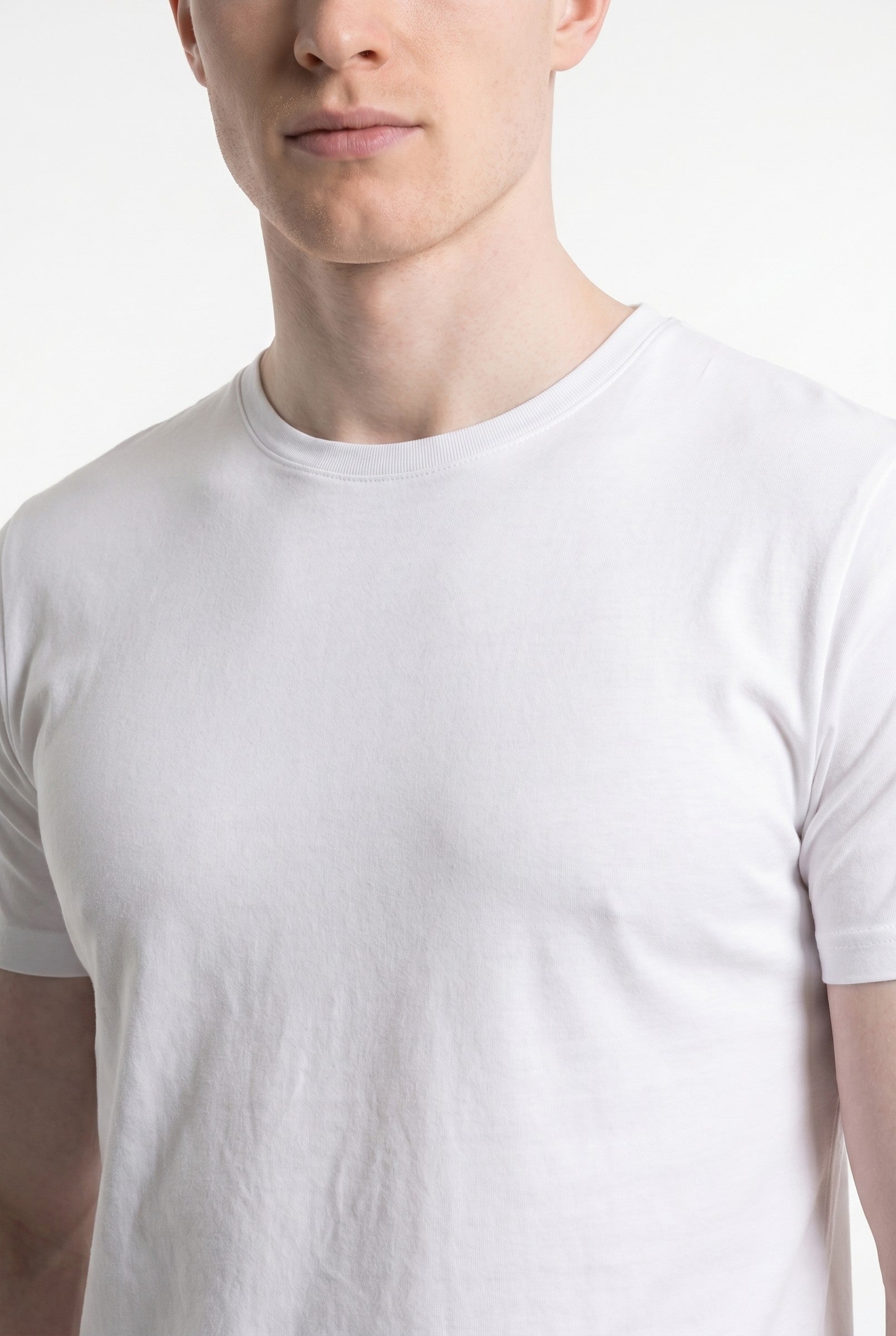 Men's Crew Neck Cotton Tee | Blackstone London