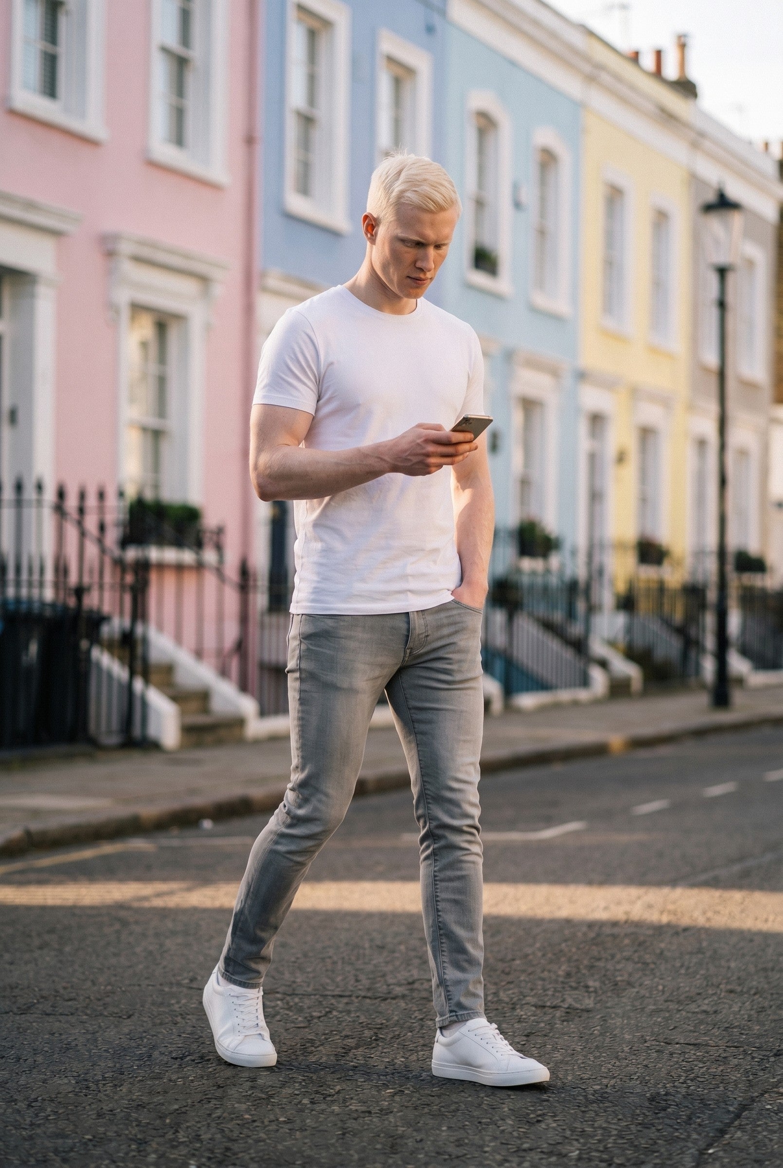 Men's Crew Neck Cotton Tee | Blackstone London
