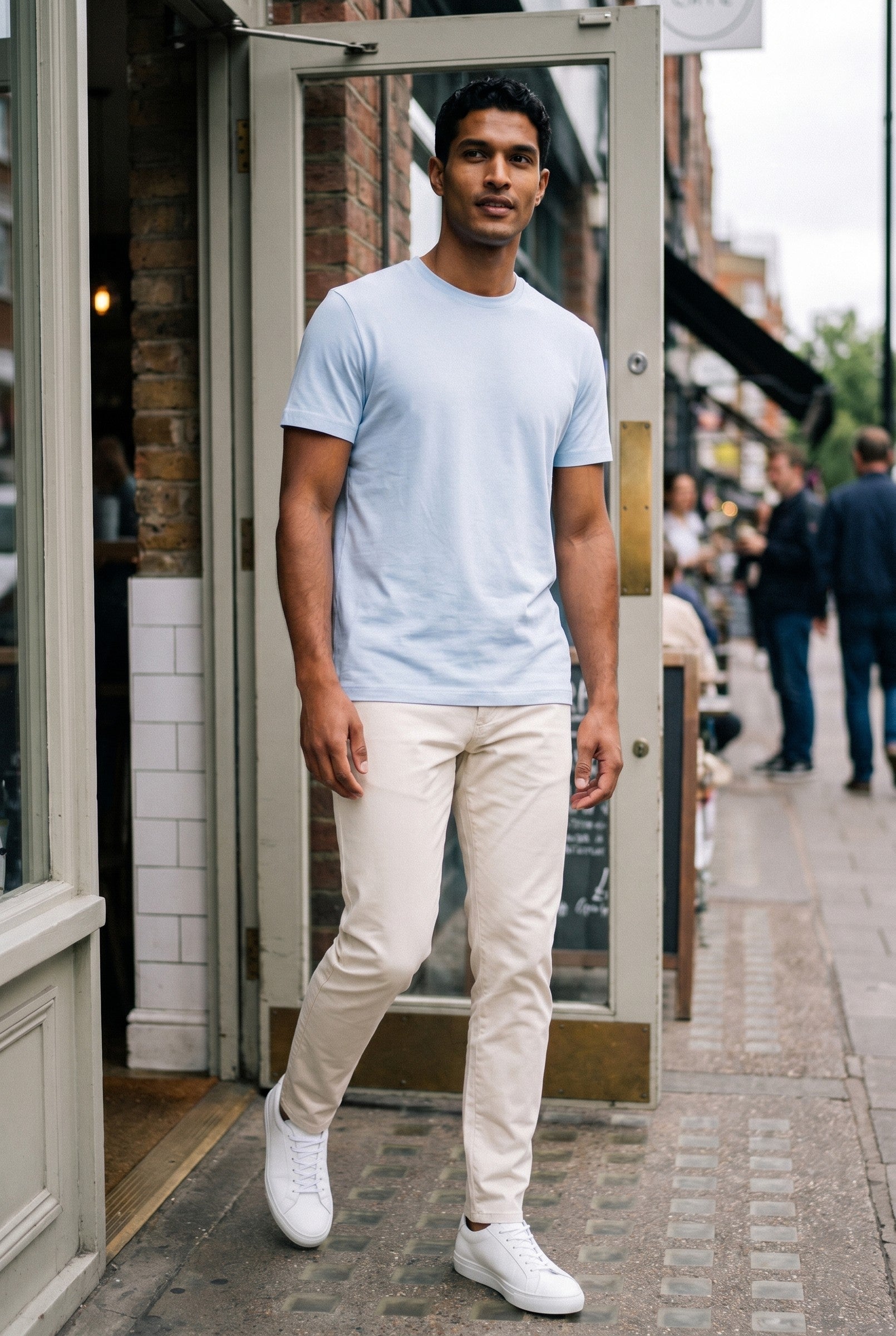 Men's Premium Cotton Crew Tee | Blackstone London