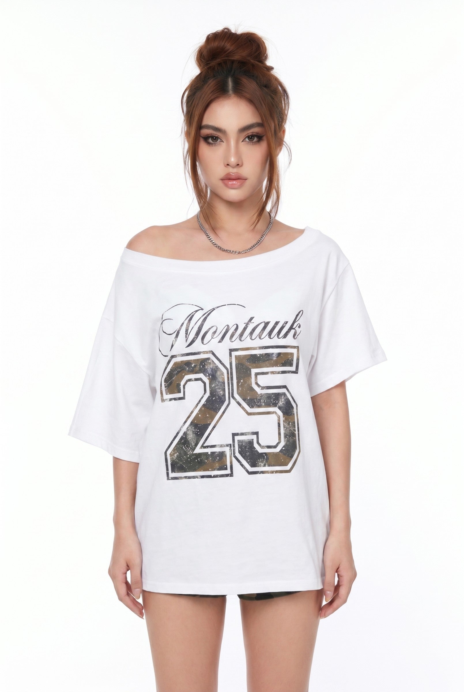 Women's Oversized Graphic Print T-Shirt | Blackstone London