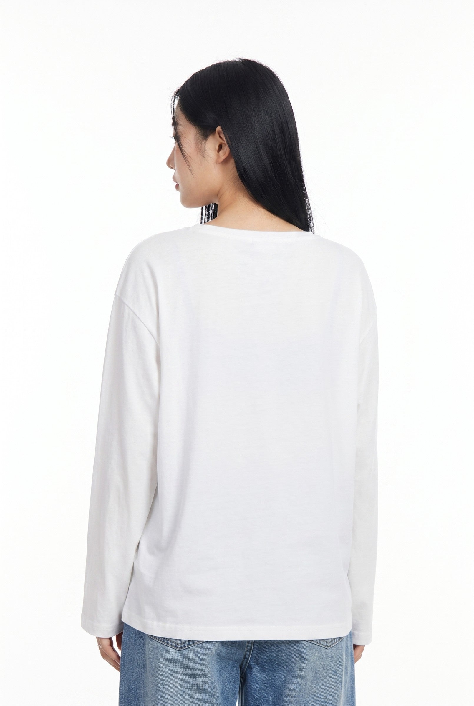 Women's Cross Detail Oversized Long Sleeve Top | Blackstone London
